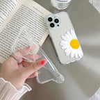 Daisy Flower Transparent silicon case For iQOO Neo 7 Pro 5G