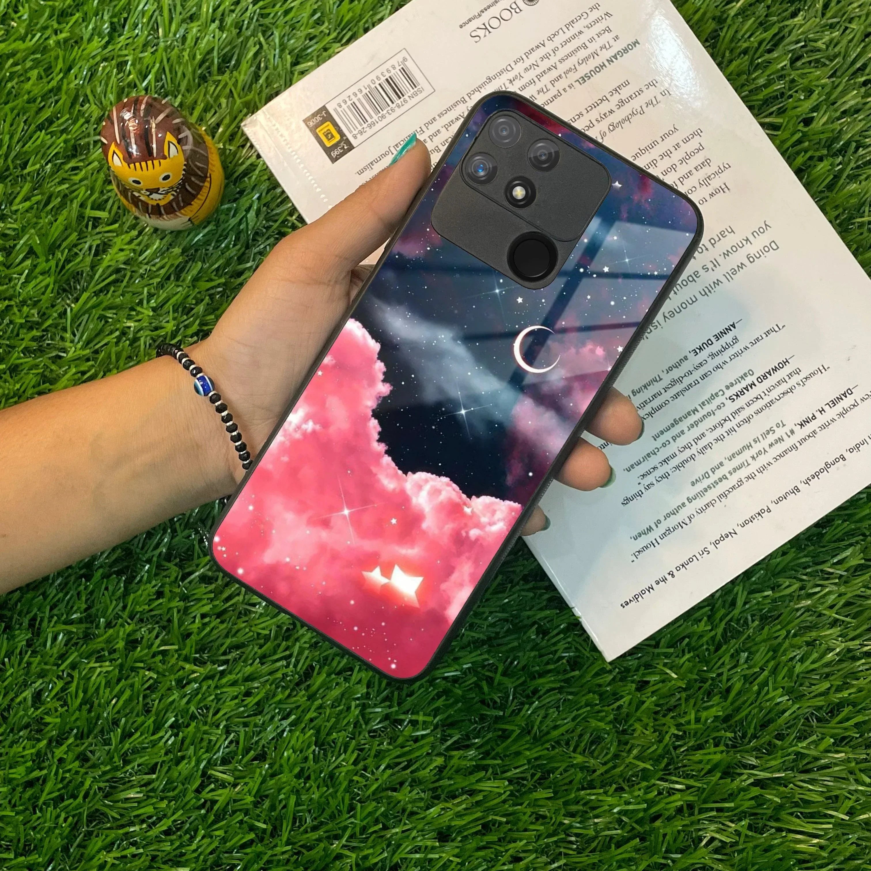 Aesthetic Cloud Glass Case Cover For Realme/Narzo - ShopOnCliQ
