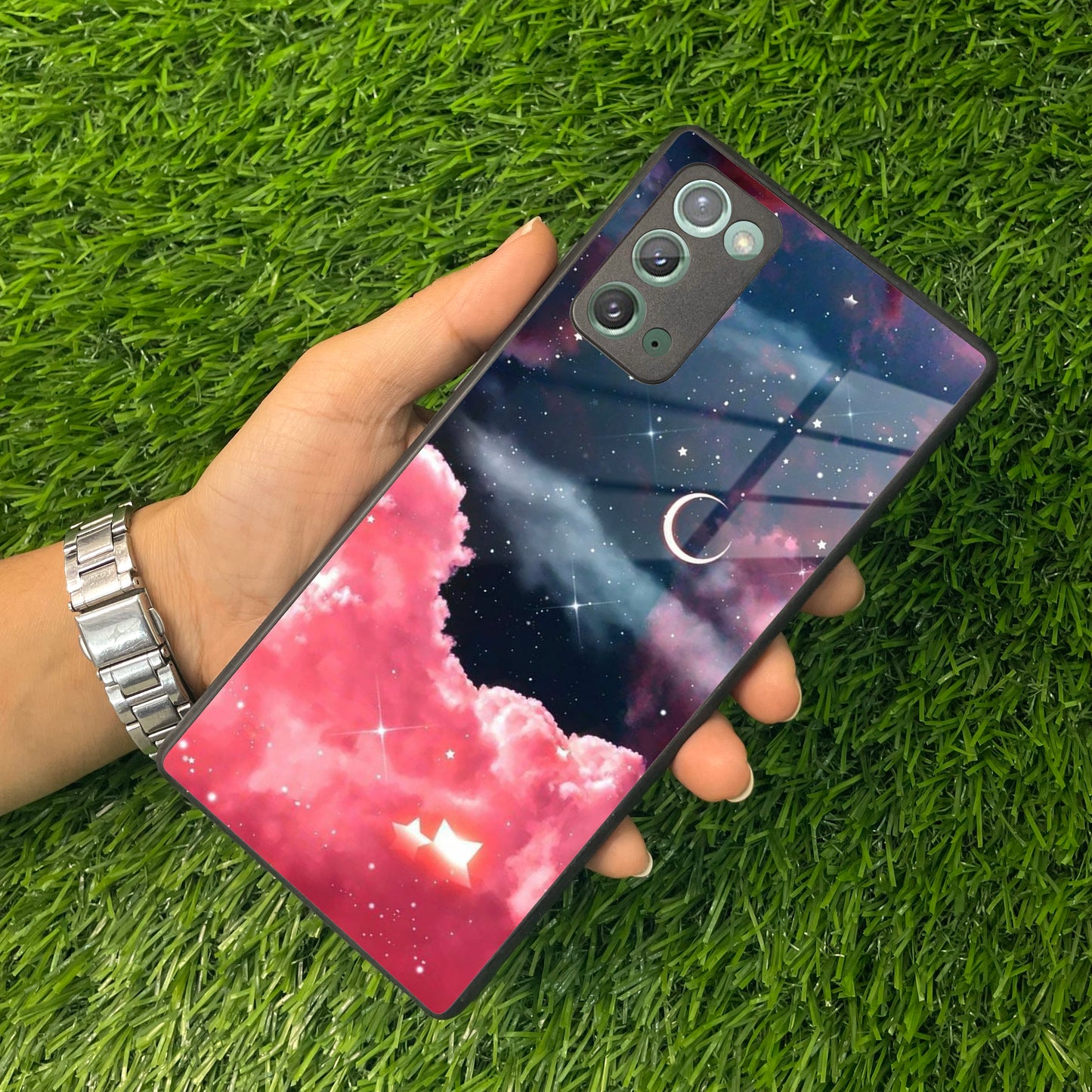 Aesthetic Cloud Glass Case Cover For Samsung