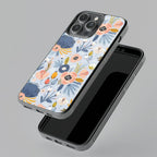 Dewy Flower Mix Glass Case Cover For OnePlus - ShopOnCliQ