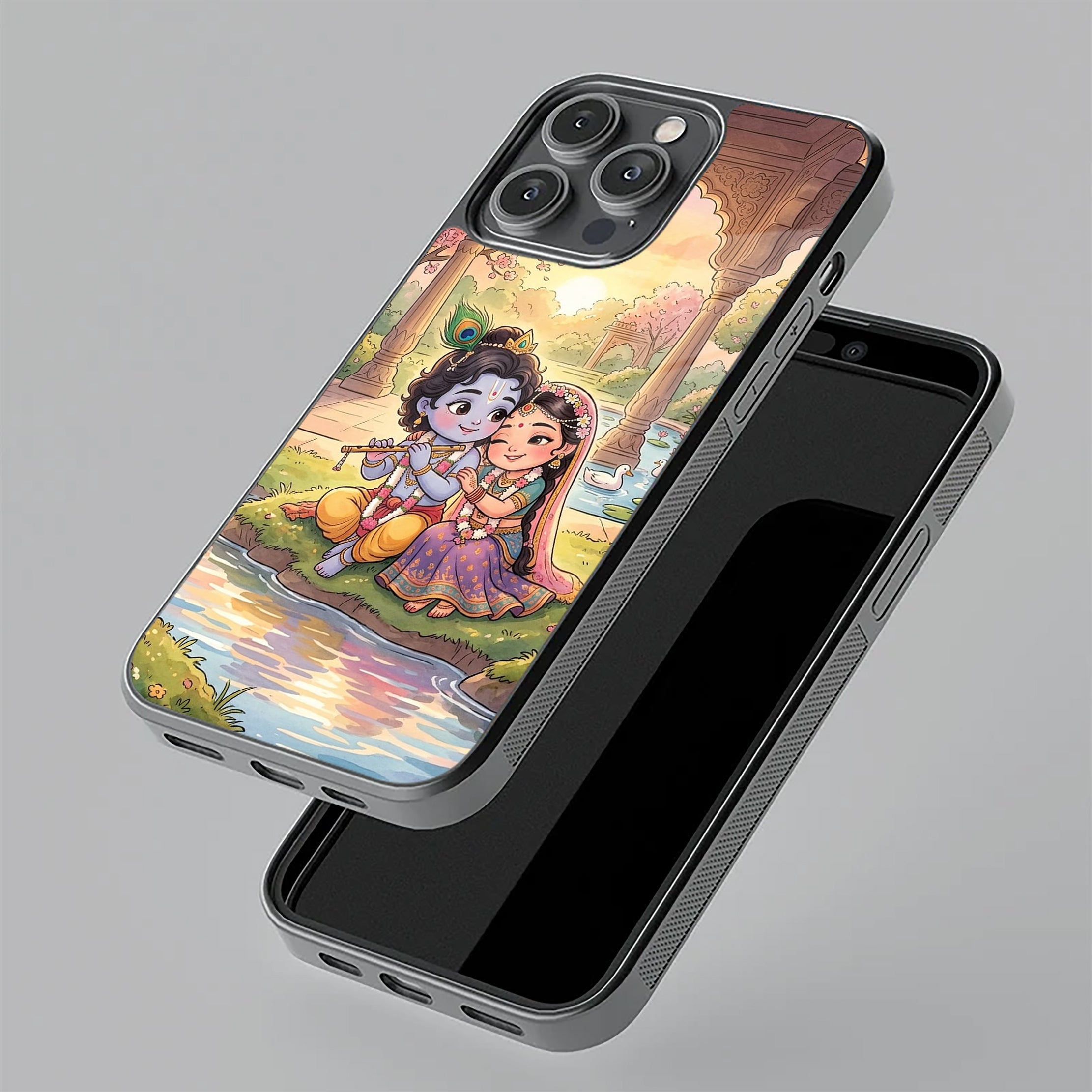 Divine Couple  Glass Case Cover For Samsung Galaxy M14 5G