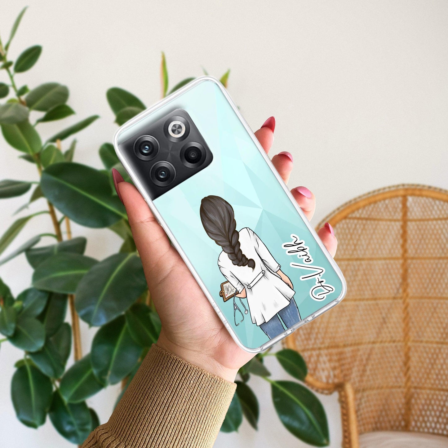 Doctor Customize Transparent Silicon Case For OnePlus