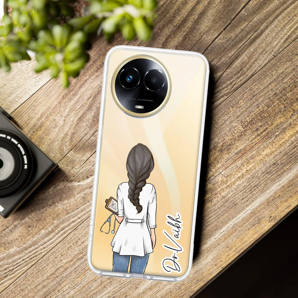 Doctor Customize Anti Yelllow Case For Realme Narzo 60X /  Realme 11X