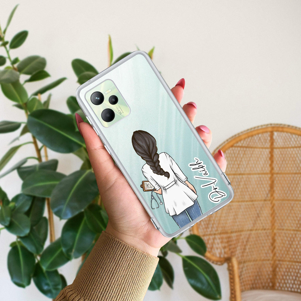 Doctor Customize Anti Yelllow Case For Realme C35 / Realme Narzo 50A Prime