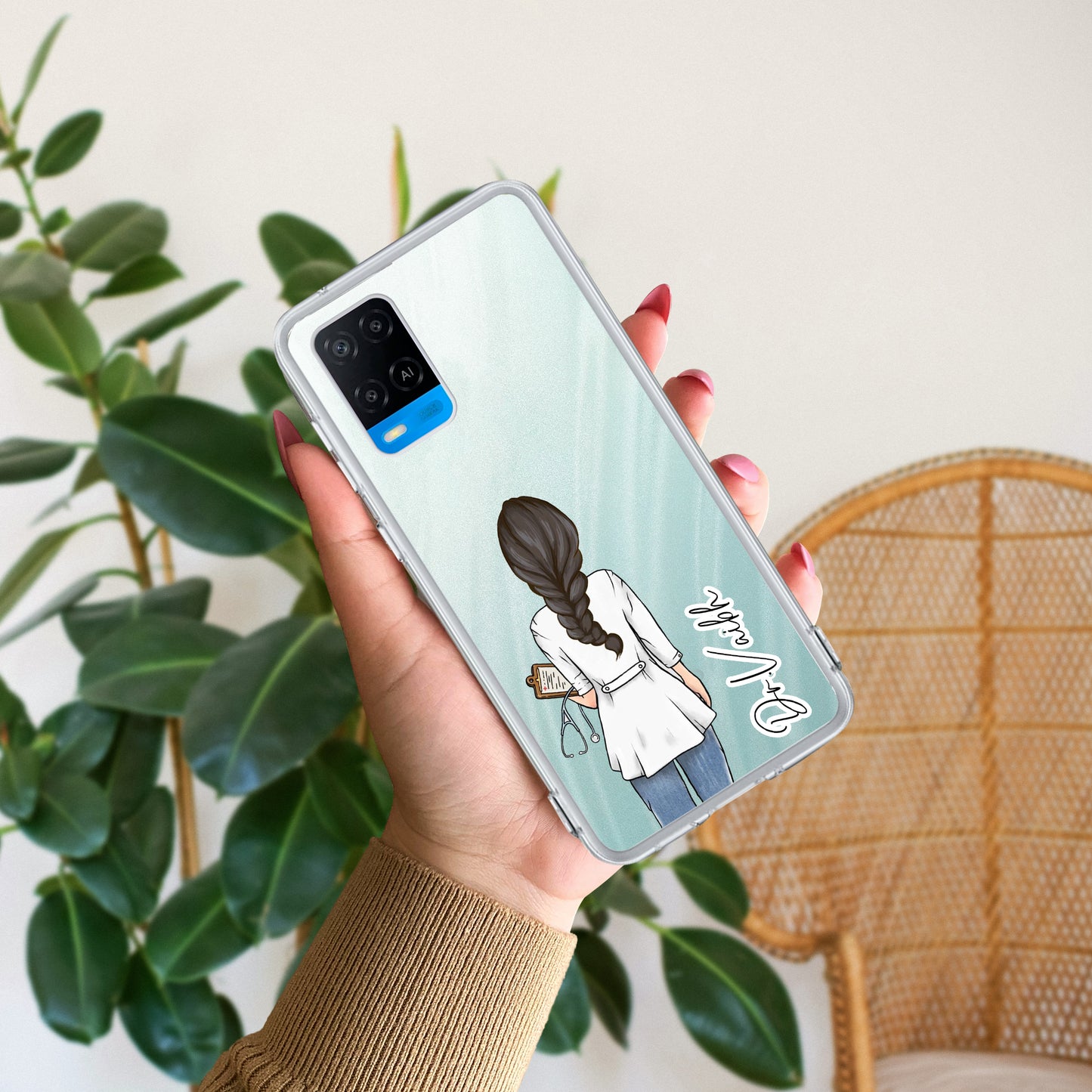 Doctor Customized Transparent Silicon Case For Oppo ShopOnCliQ