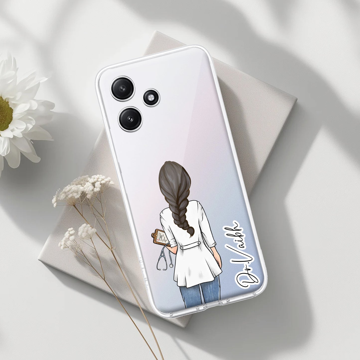 Doctor Customized Transparent Silicon Case For Poco - ShopOnCliQ