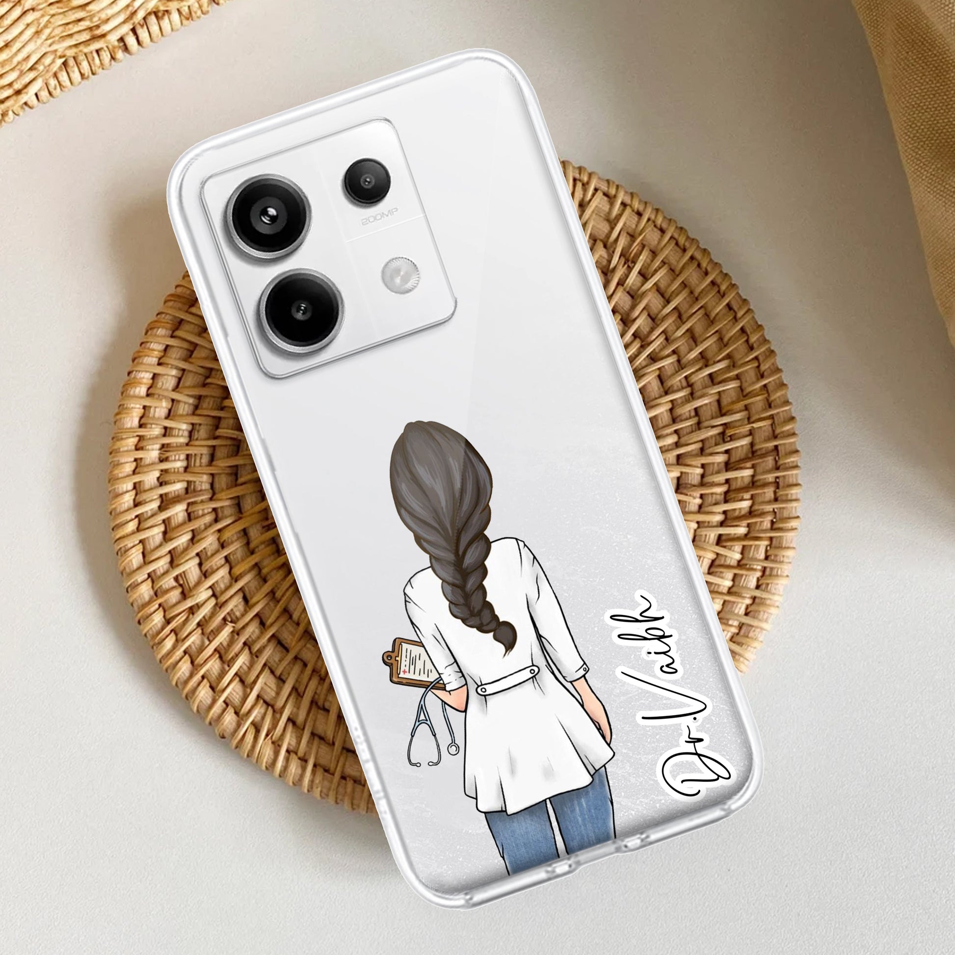 Doctor Customized Transparent Silicon Case For Redmi/Xiaomi ShopOnCliQ