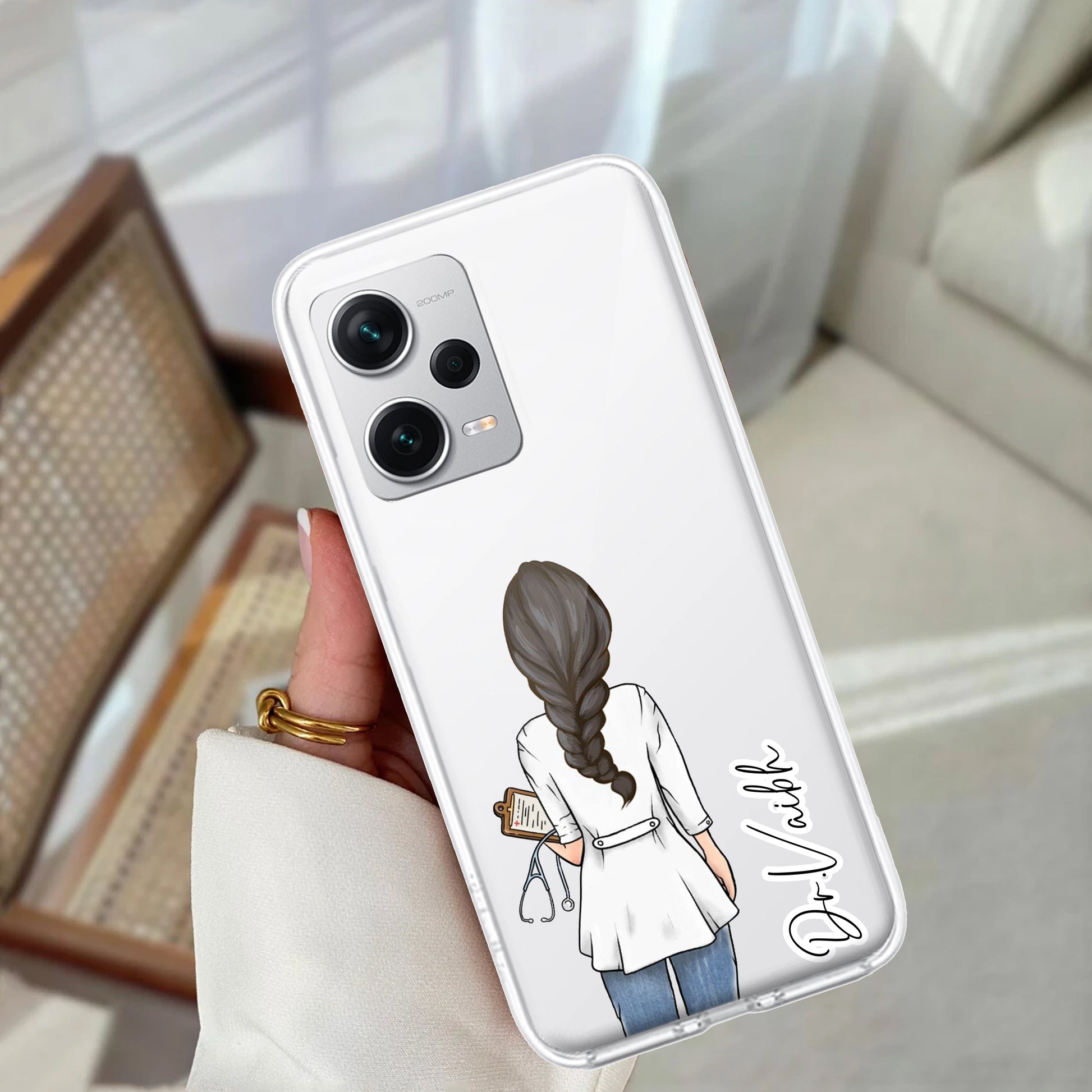 Doctor Customized Transparent Silicon Case For Redmi/Xiaomi ShopOnCliQ