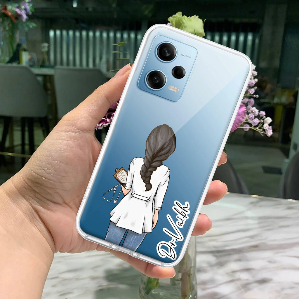 Doctor Customized Transparent Silicon Case For Redmi Note 14 Pro 5G