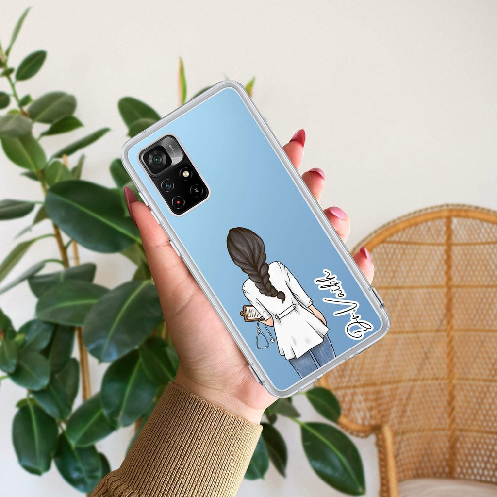 Doctor Customized Transparent Silicon Case For Redmi Note 12 5G