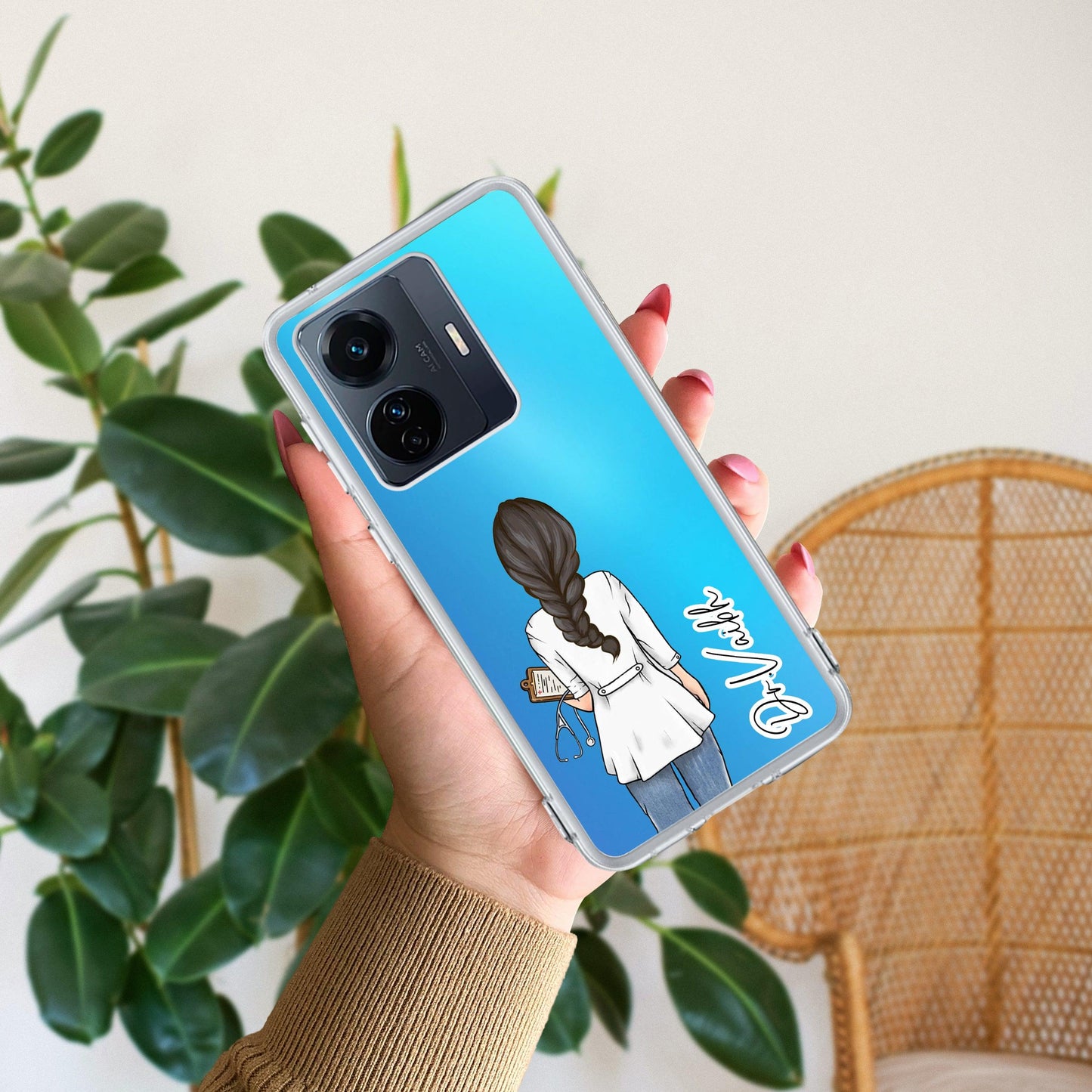 Doctor Customized Transparent Silicon Case For Vivo