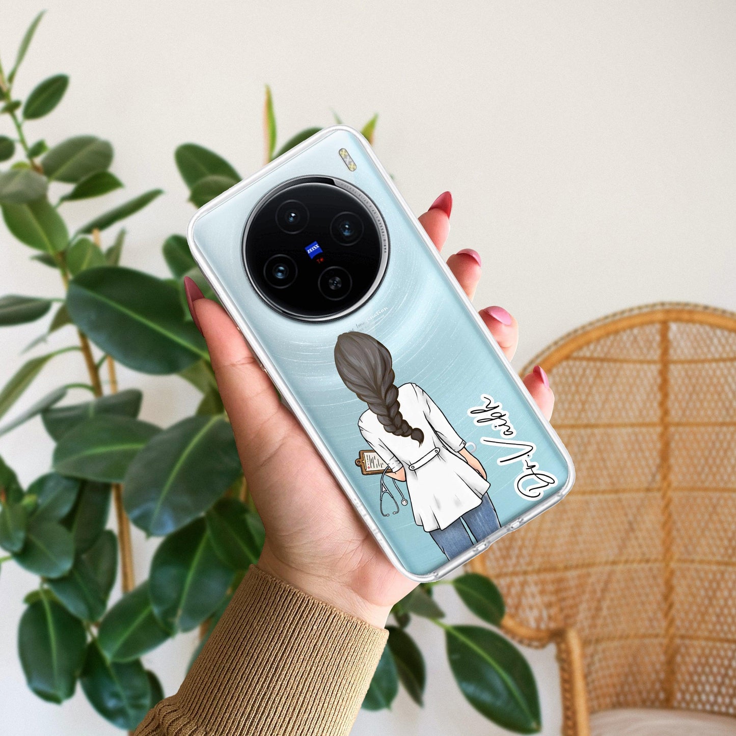 Doctor Customized Transparent Silicon Case For Vivo