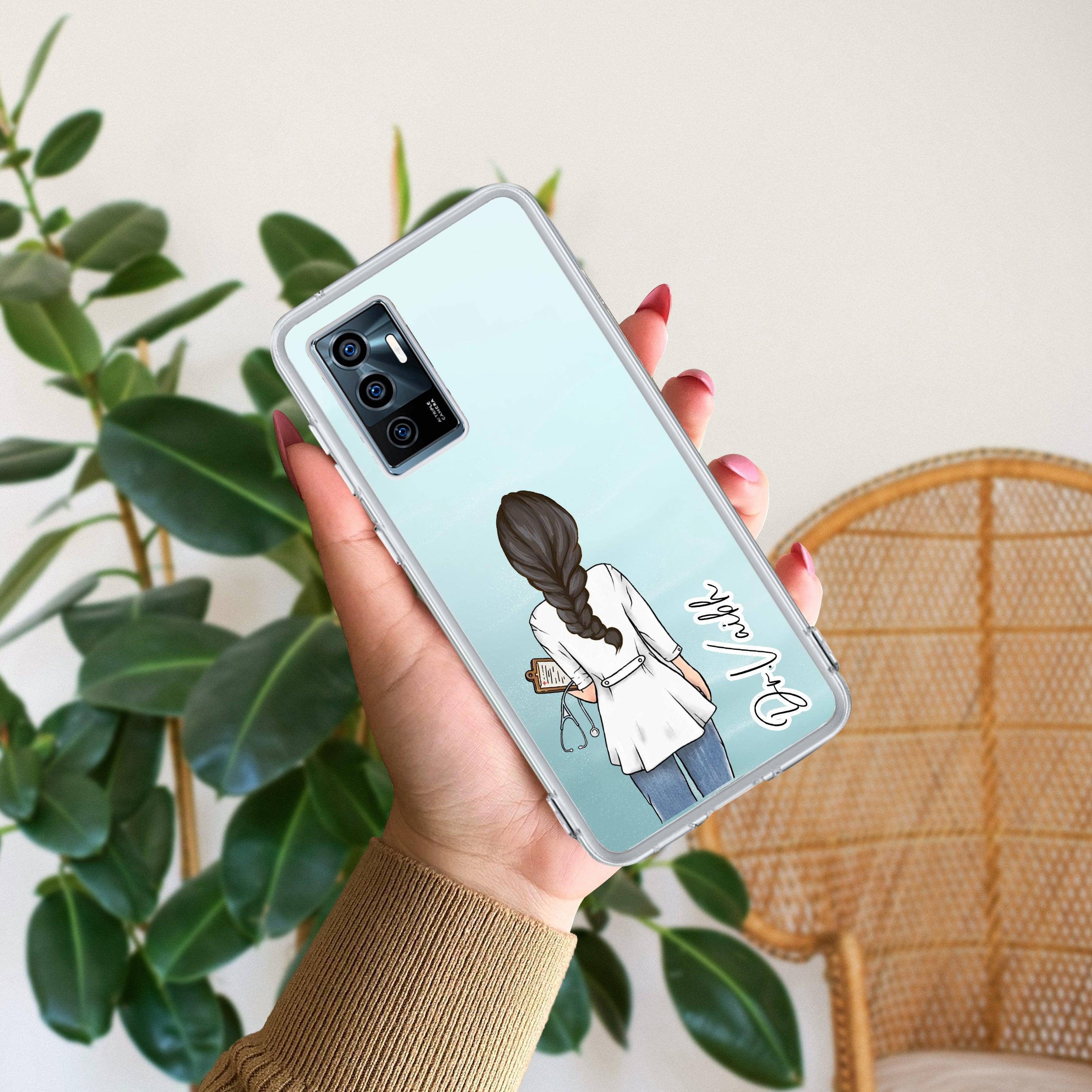 Doctor Customized Transparent Silicon Case For Vivo Y75 4G