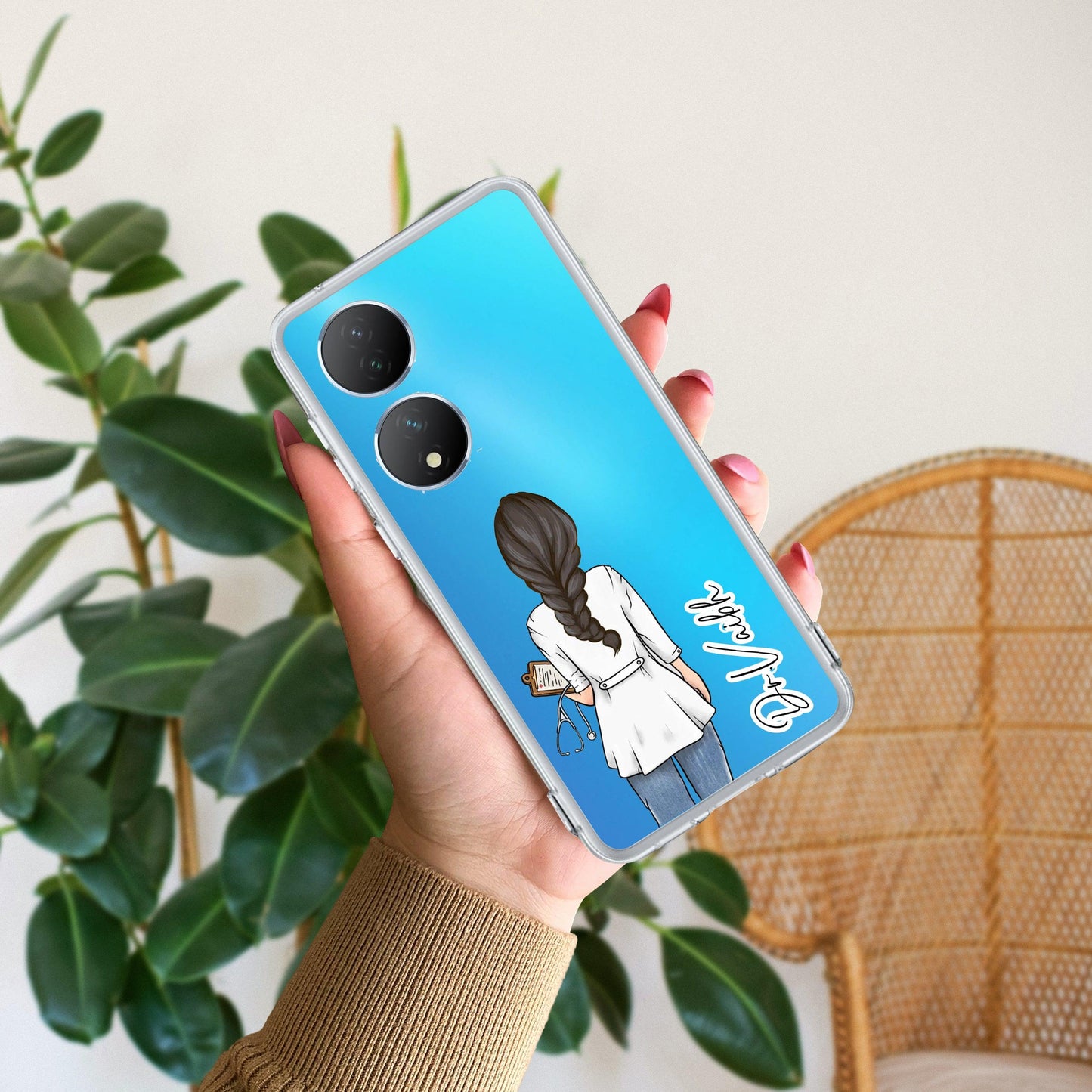 Doctor Customized Transparent Silicon Case For Vivo