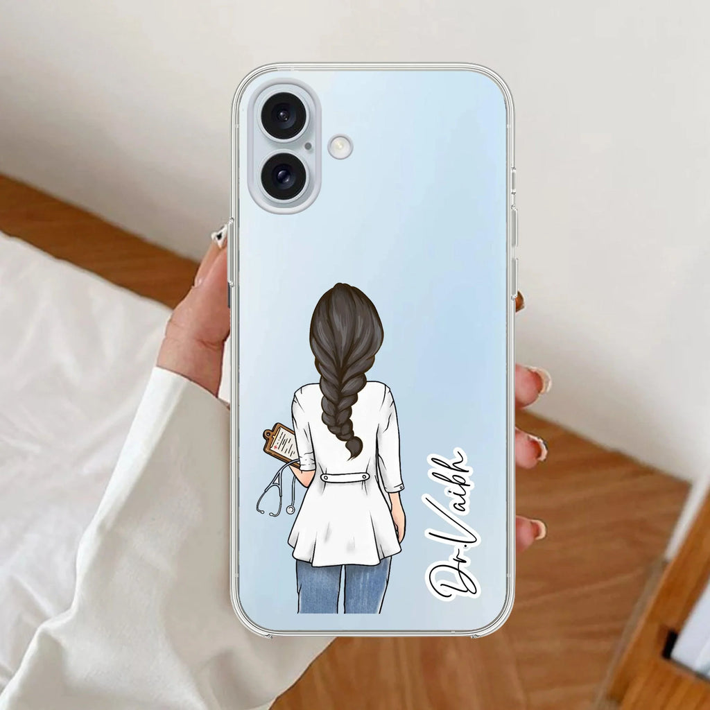 Doctor Customized Anti Yellow Clear Case For iPhone 17