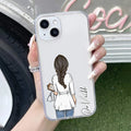 Doctor Customized Anti Yellow Clear Case For iPhone 13 Mini