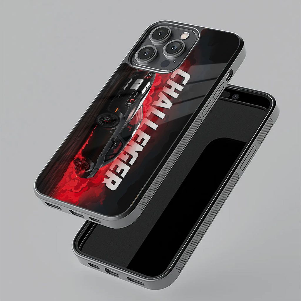 Dodge Challenger Glass Case Cover For Samsung Galaxy M56 5G