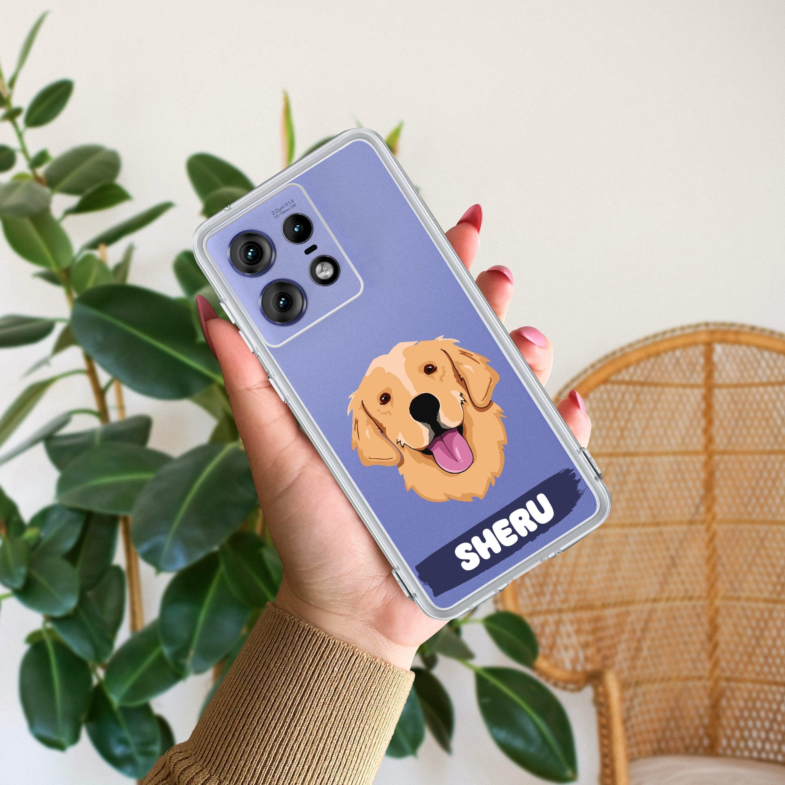 Dog Lovers Customize Anti Yellow Case For Motorola Edge 50 Pro