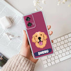 Dog Lovers Customize Transparent Silicon Case For Motorola G96 5G