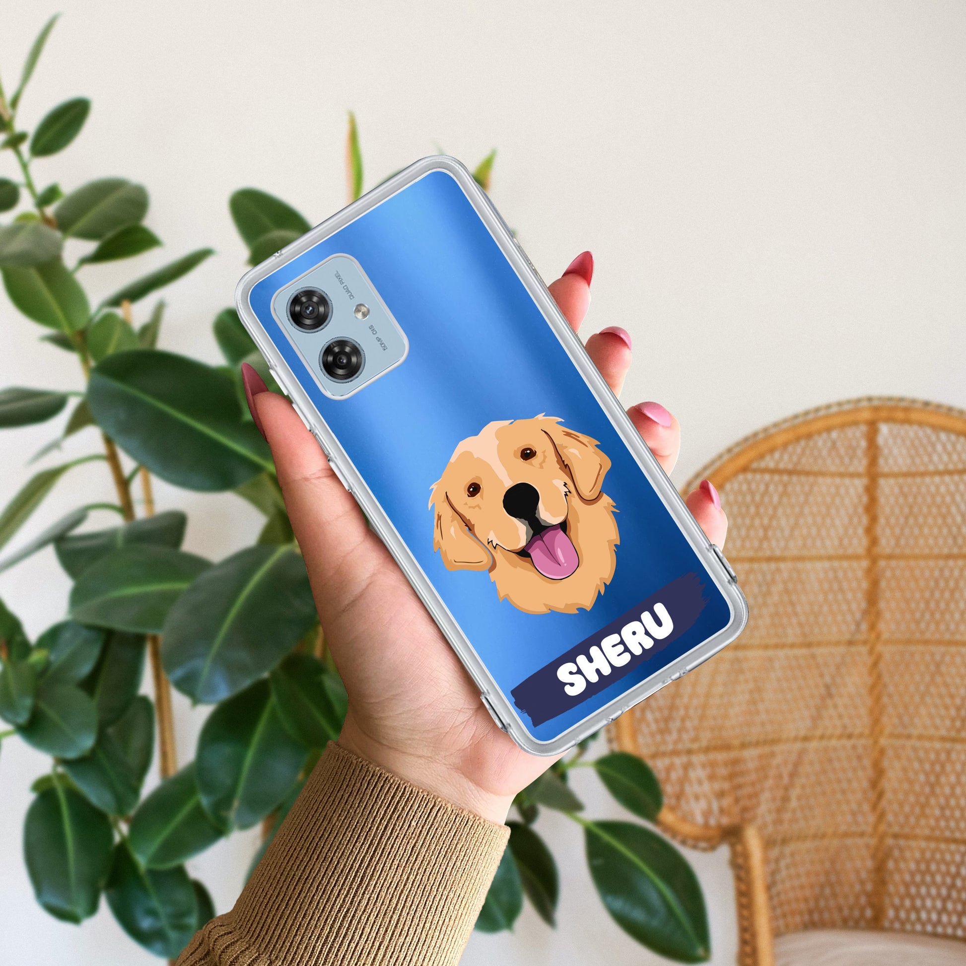 Dog Lovers Customize Transparent Silicon Case For Motorola ShopOnCliQ