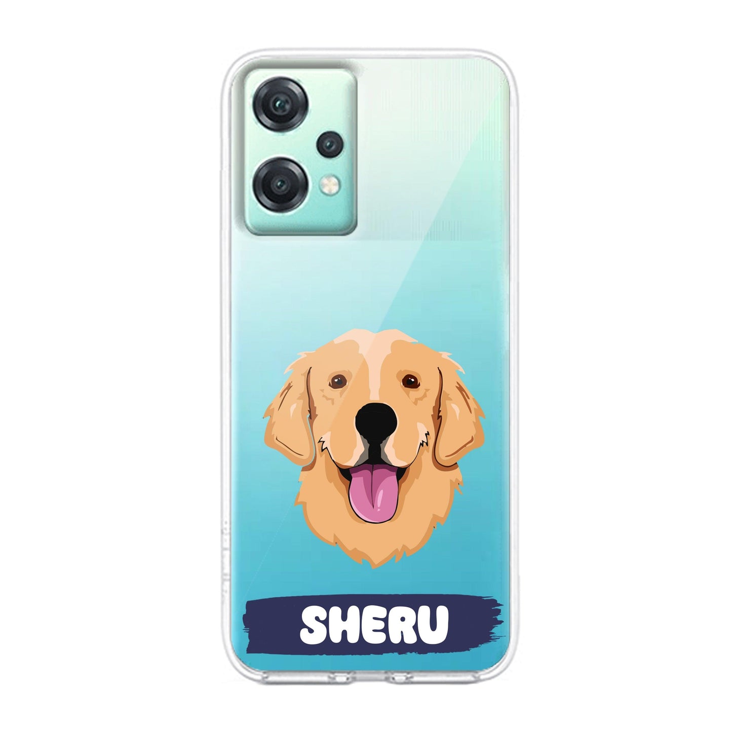 Dog Lovers Customize Transparent Silicon Case For OnePlus