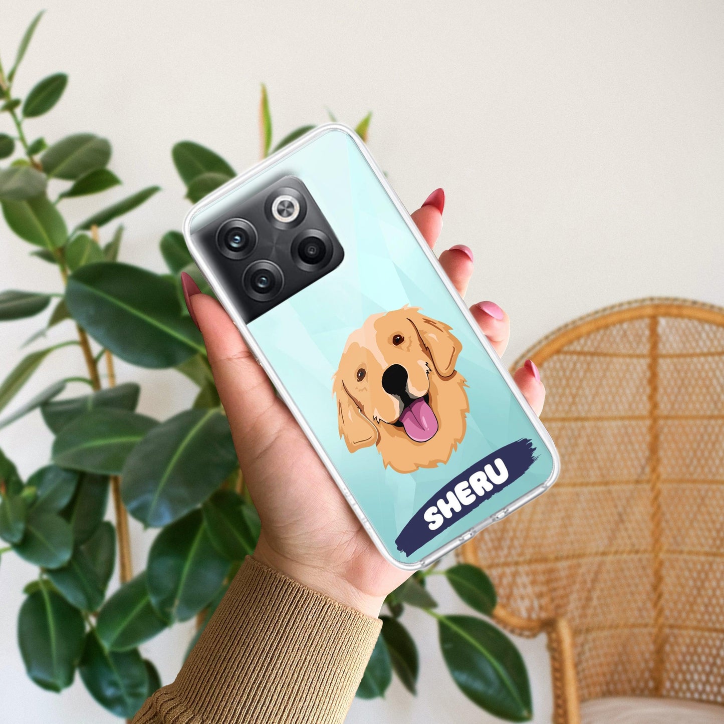 Dog Lovers Customize Transparent Silicon Case For OnePlus
