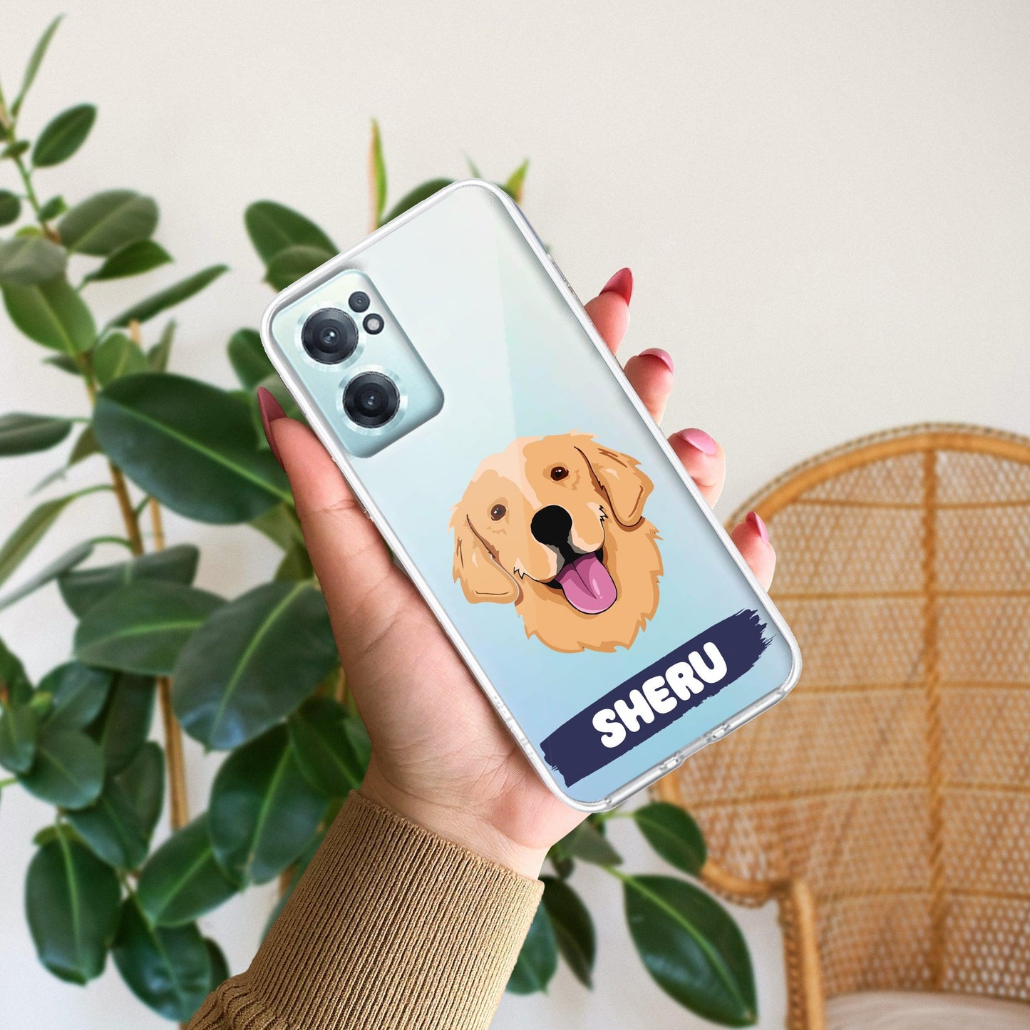 Dog Lovers Customize Transparent Silicon Case For OnePlus