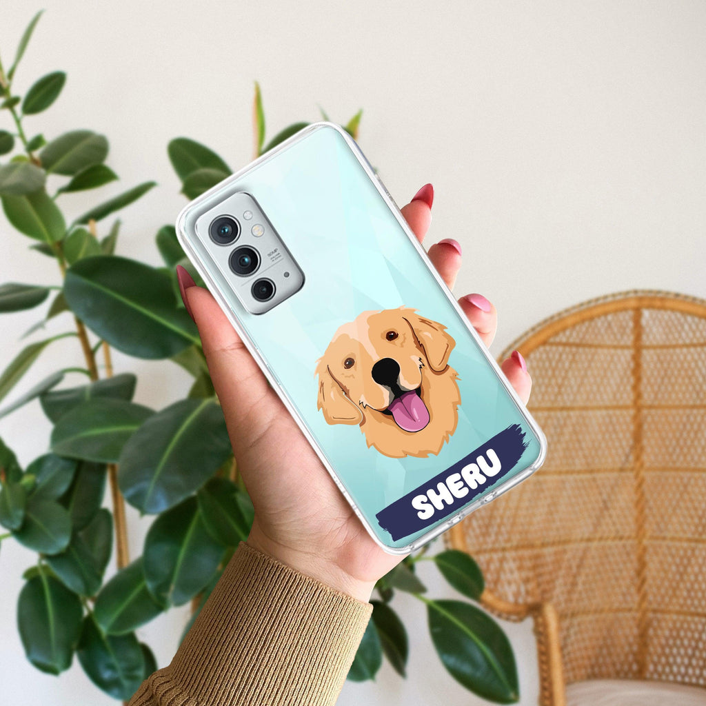 Dog Lovers Customize Transparent Silicon Case For OnePlus 9RT 5G