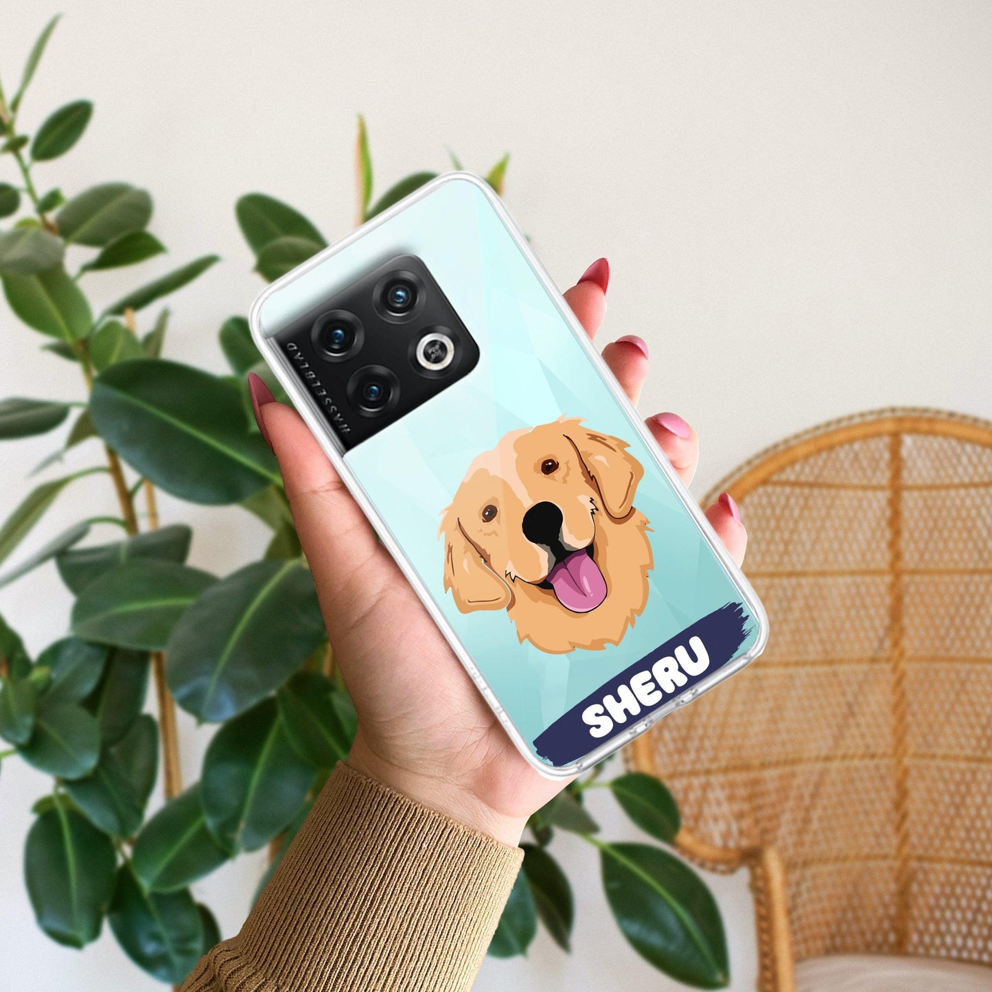 Dog Lovers Customize Transparent Silicon Case For OnePlus