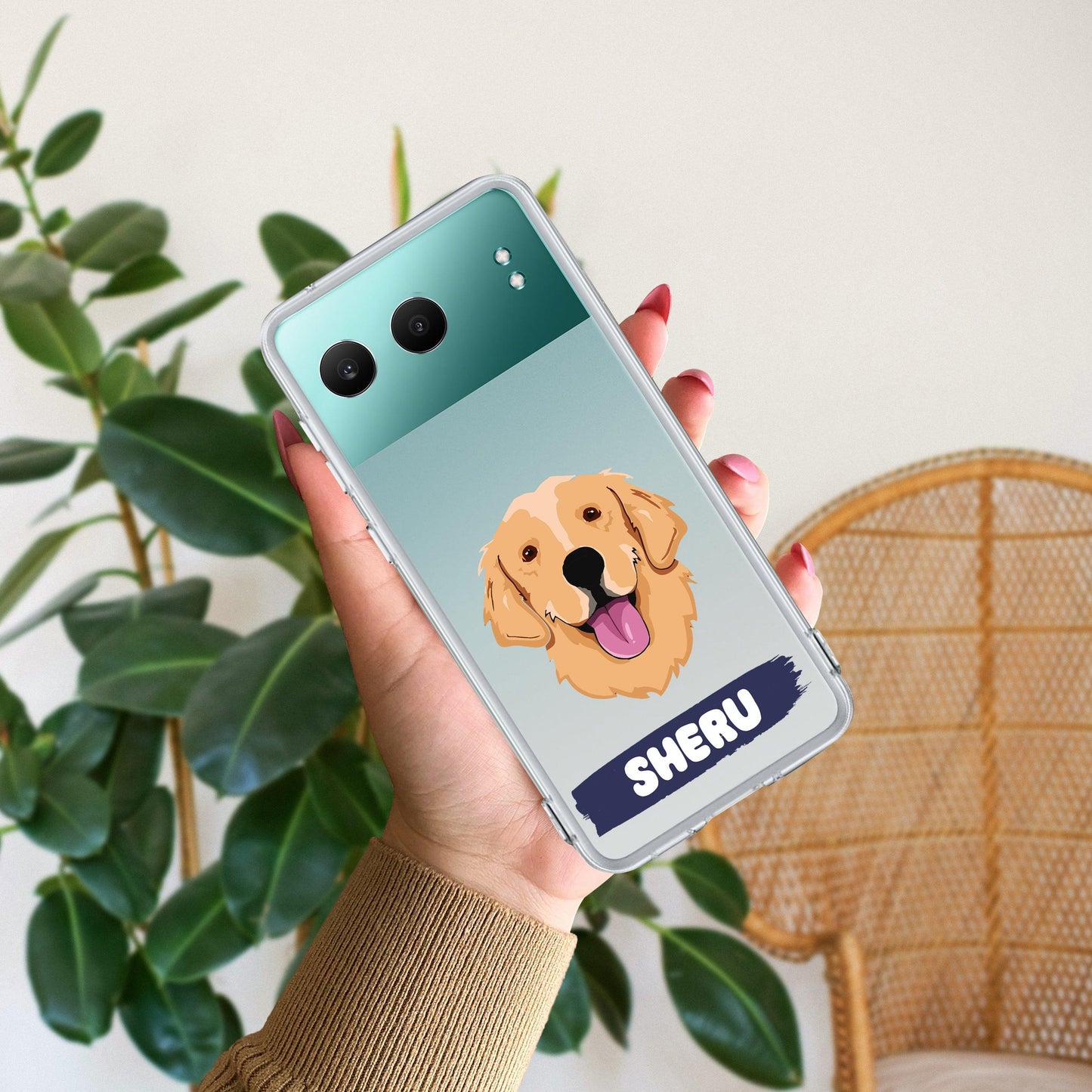 Dog Lovers Customize Transparent Silicon Case For OnePlus