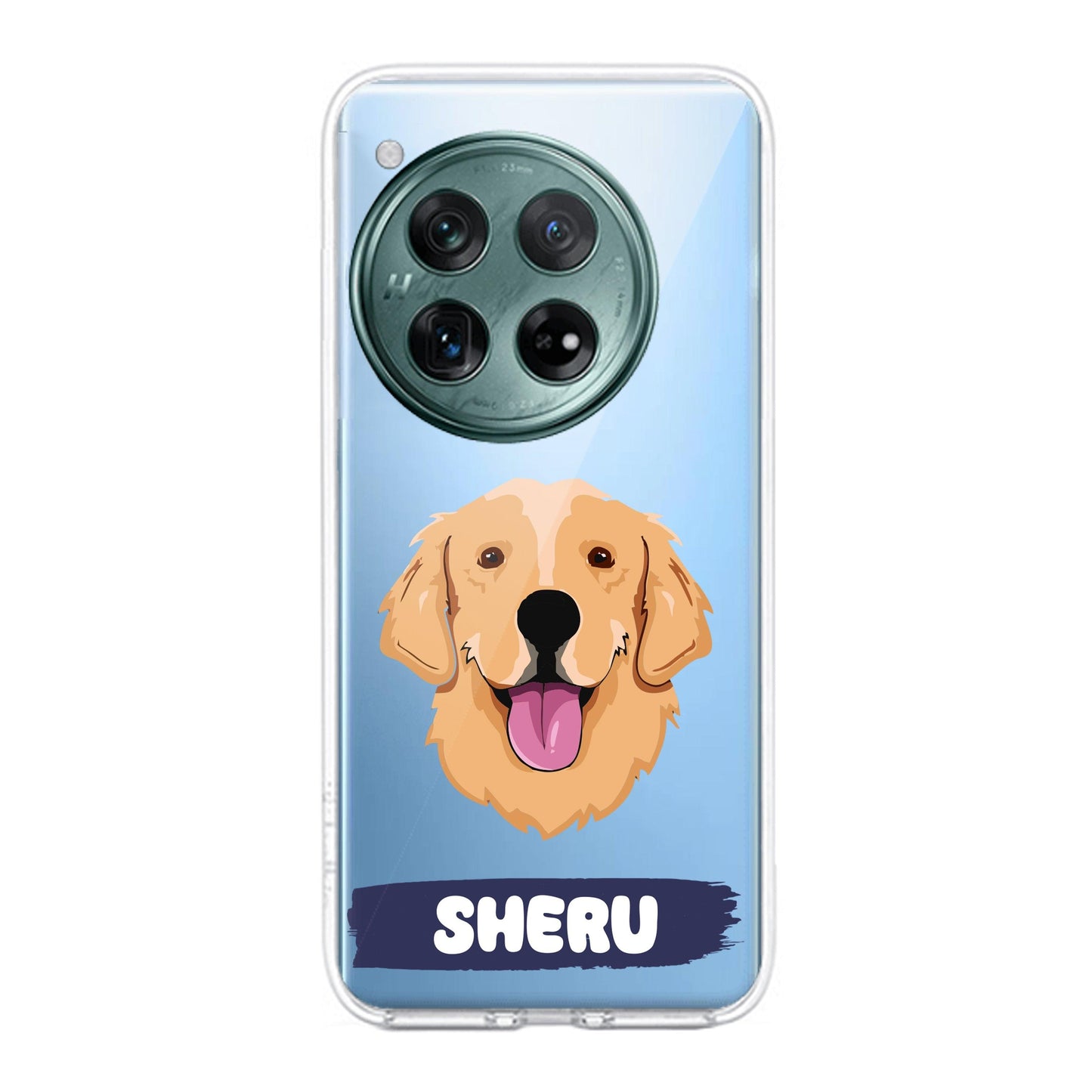 Dog Lovers Customize Transparent Silicon Case For OnePlus