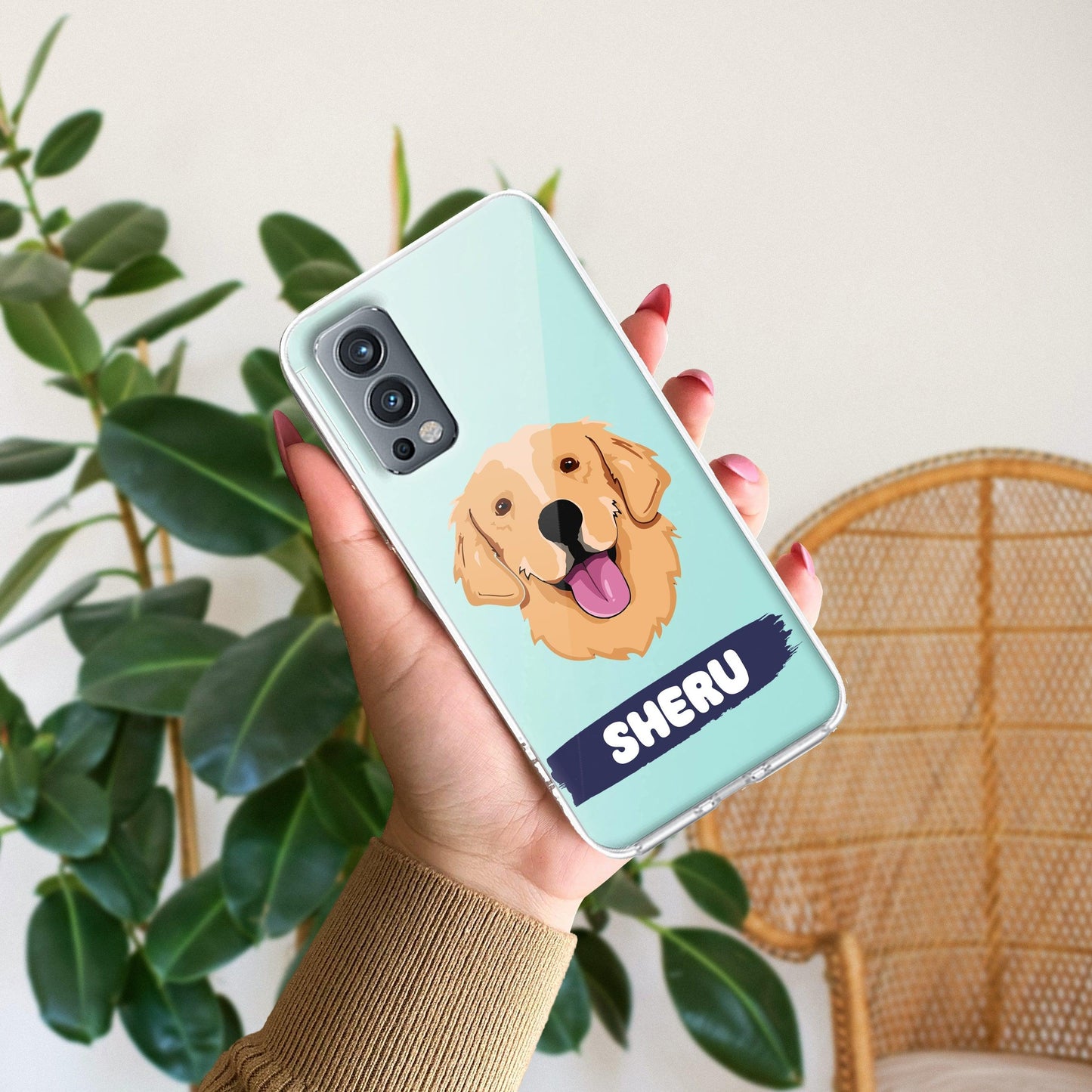 Dog Lovers Customize Transparent Silicon Case For OnePlus