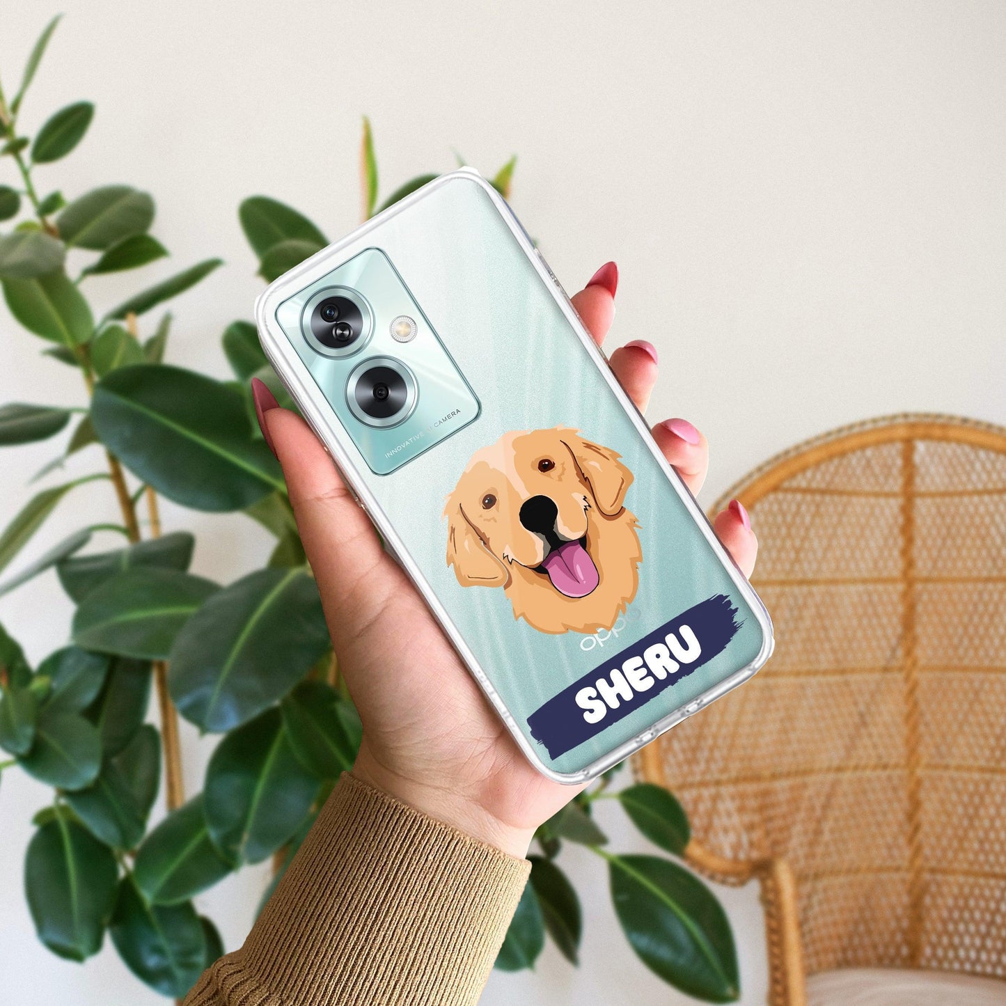 Dog Lovers Customize Transparent Silicon Case For Oppo - ShopOnCliQ