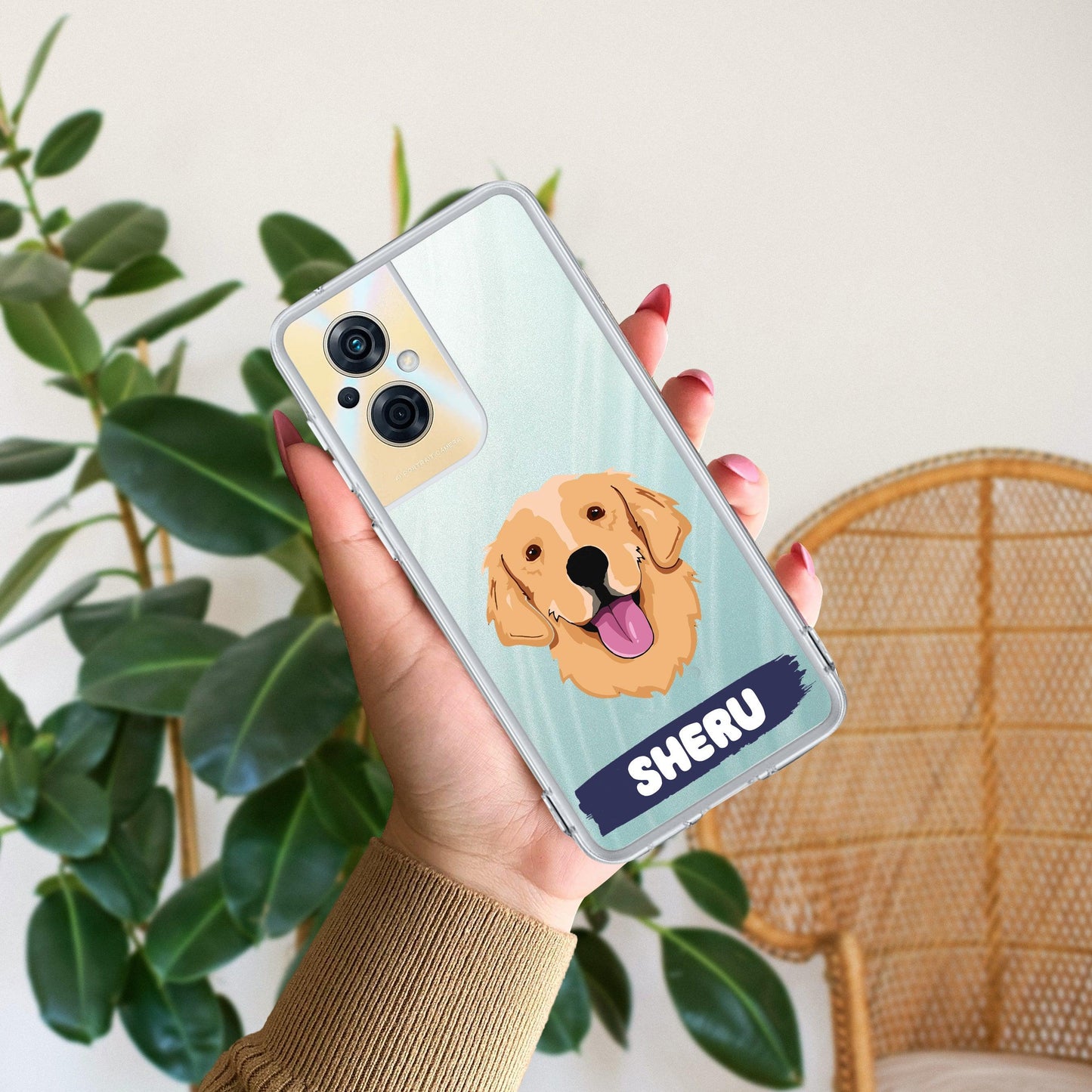 Dog Lovers Customize Transparent Silicon Case For Oppo - ShopOnCliQ