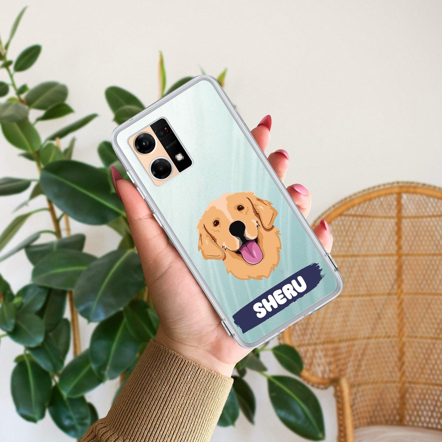 Dog Lovers Customize Transparent Silicon Case For Oppo - ShopOnCliQ