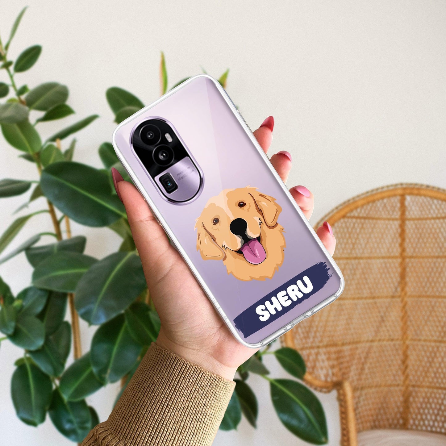 Dog Lovers Customize Transparent Silicon Case For Oppo - ShopOnCliQ