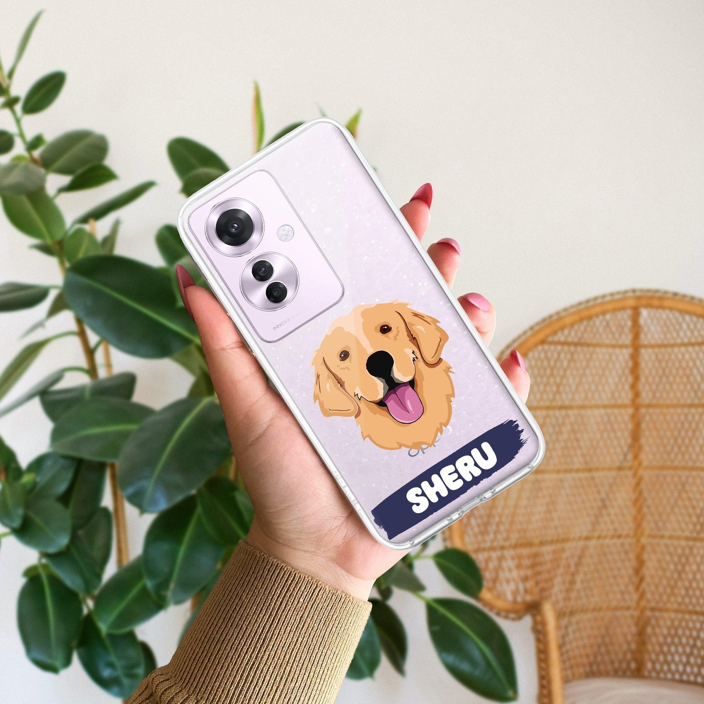 Dog Lovers Customize Transparent Silicon Case For Oppo - ShopOnCliQ