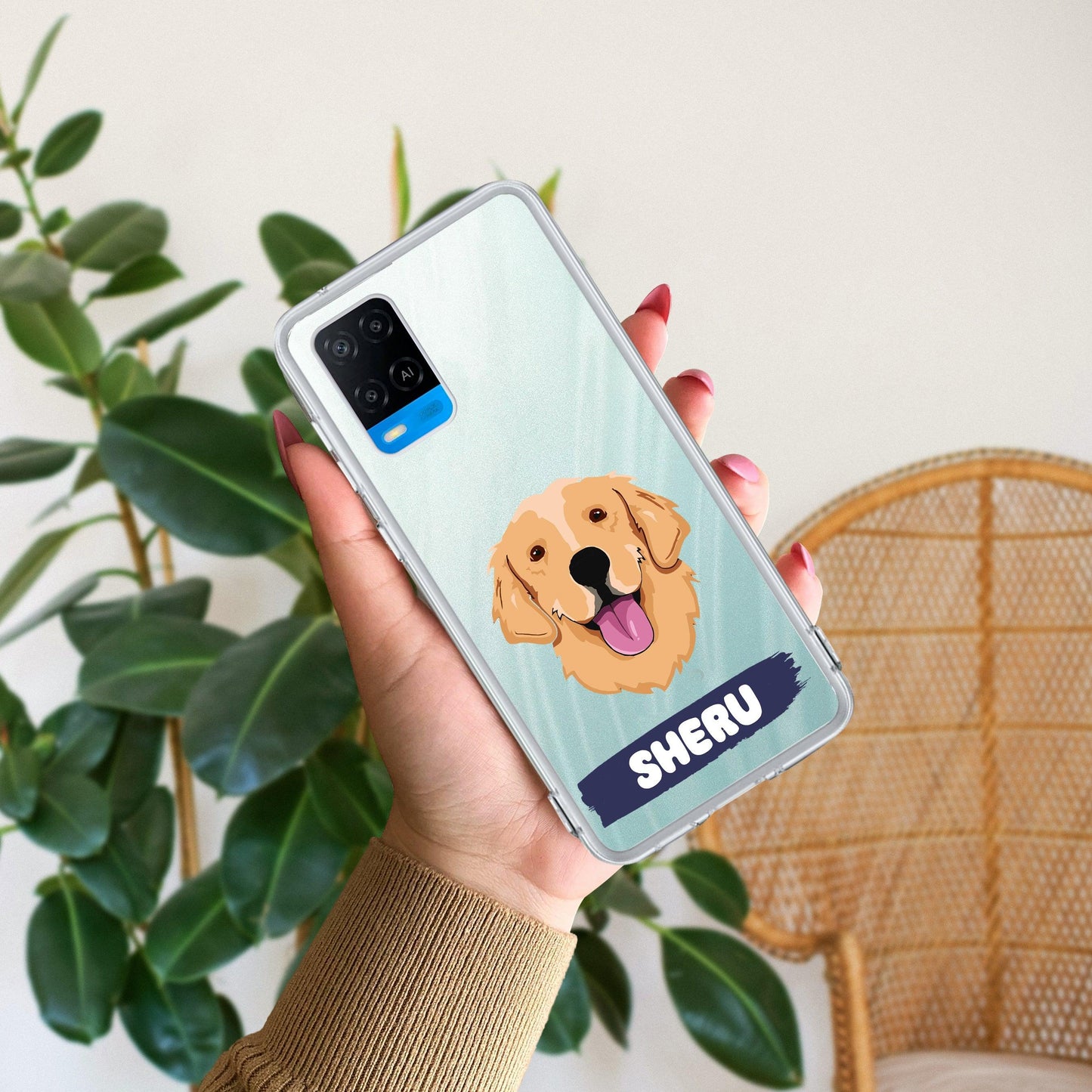 Dog Lovers Customize Transparent Silicon Case For Oppo - ShopOnCliQ