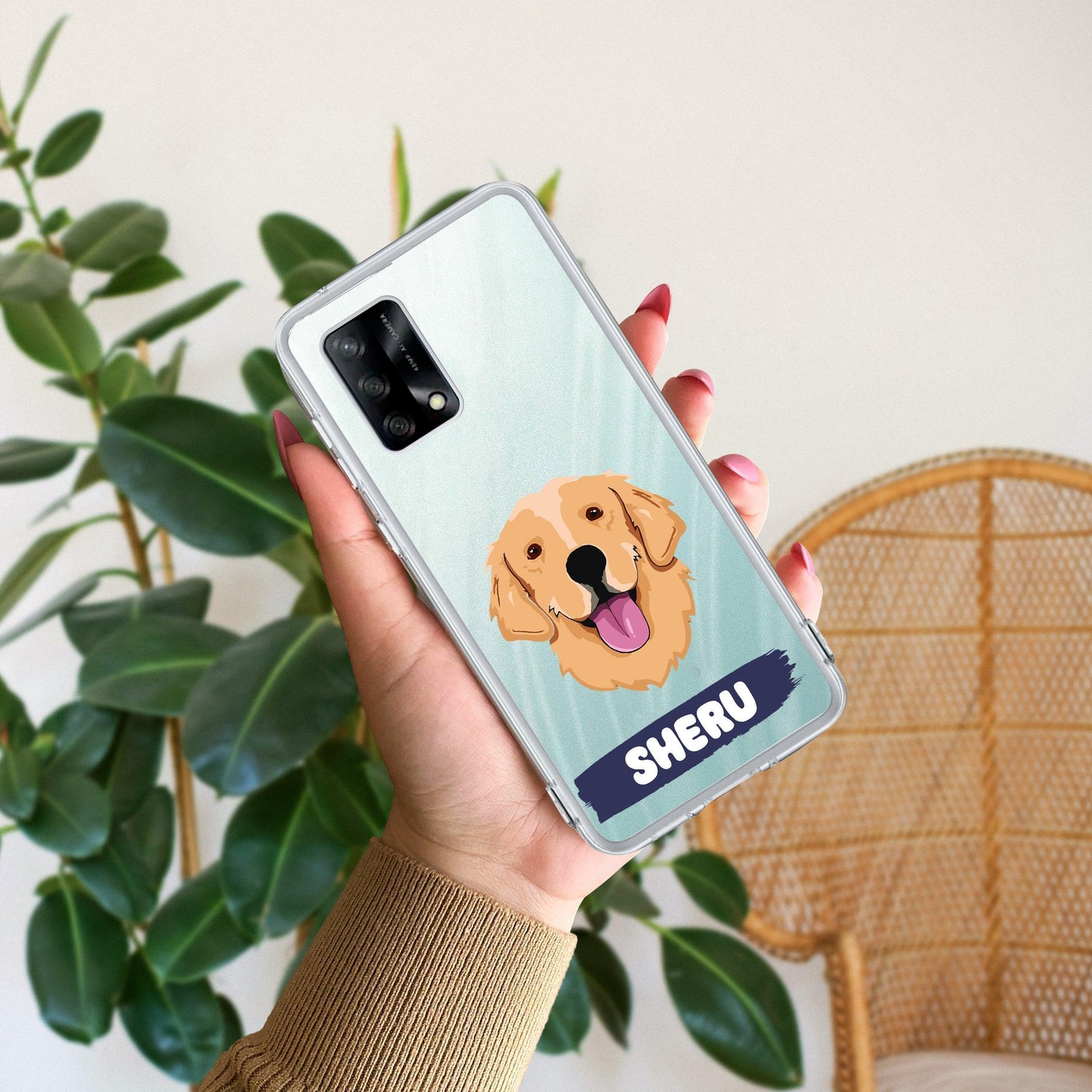 Dog Lovers Customize Transparent Silicon Case For Oppo - ShopOnCliQ