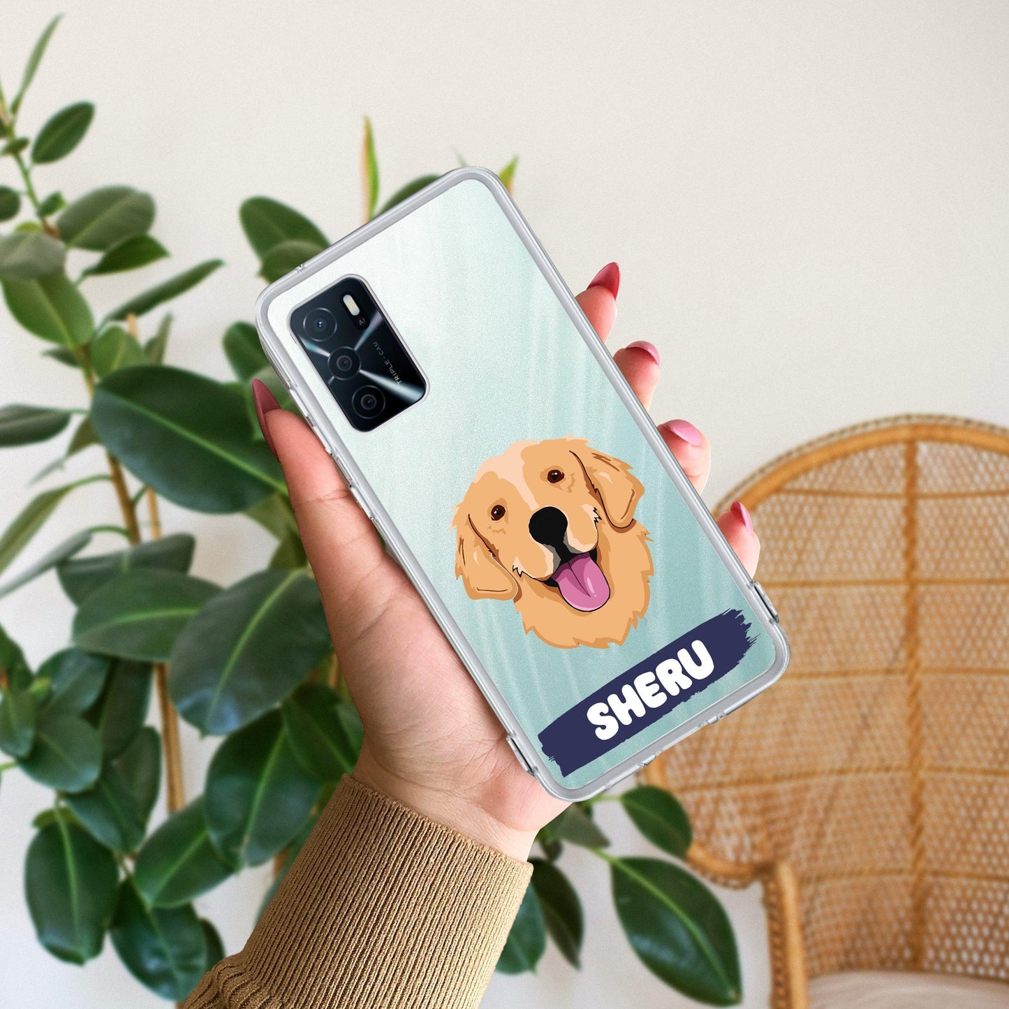 Dog Lovers Customize Transparent Silicon Case For Oppo - ShopOnCliQ