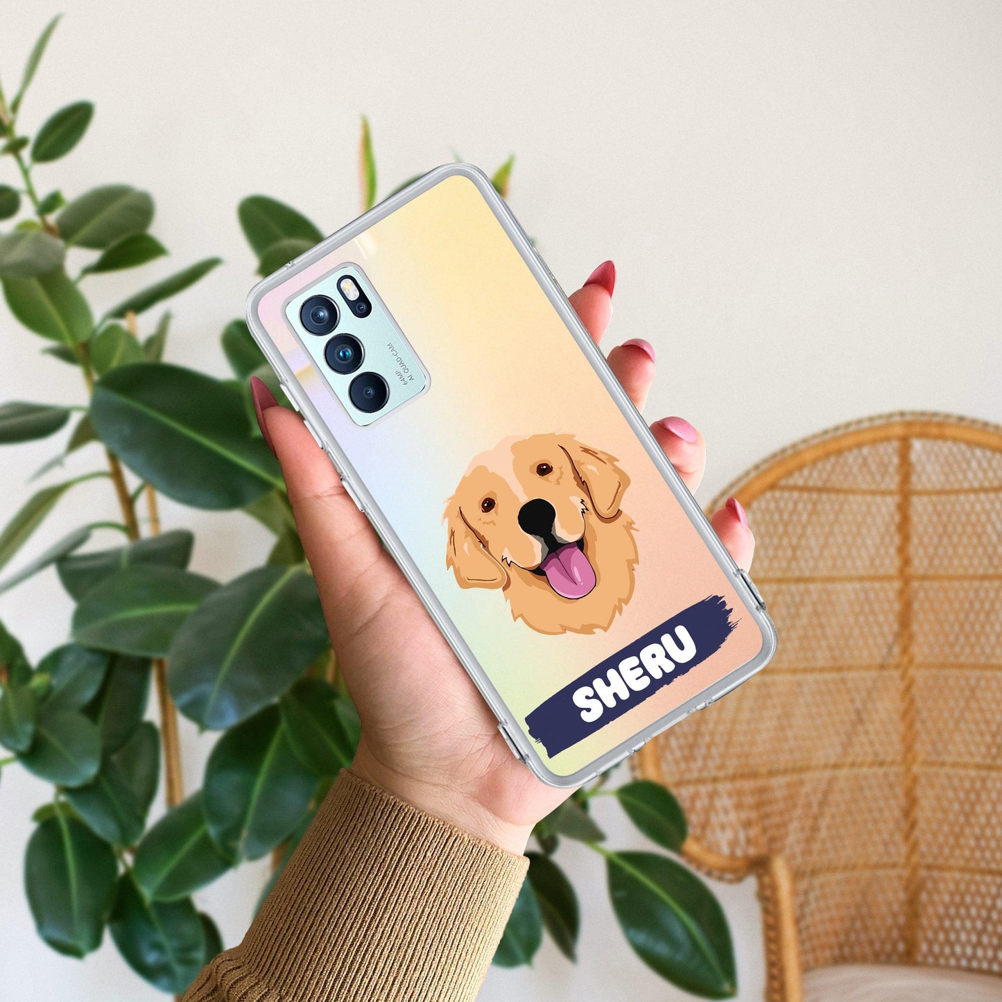 Dog Lovers Customize Transparent Silicon Case For Oppo - ShopOnCliQ