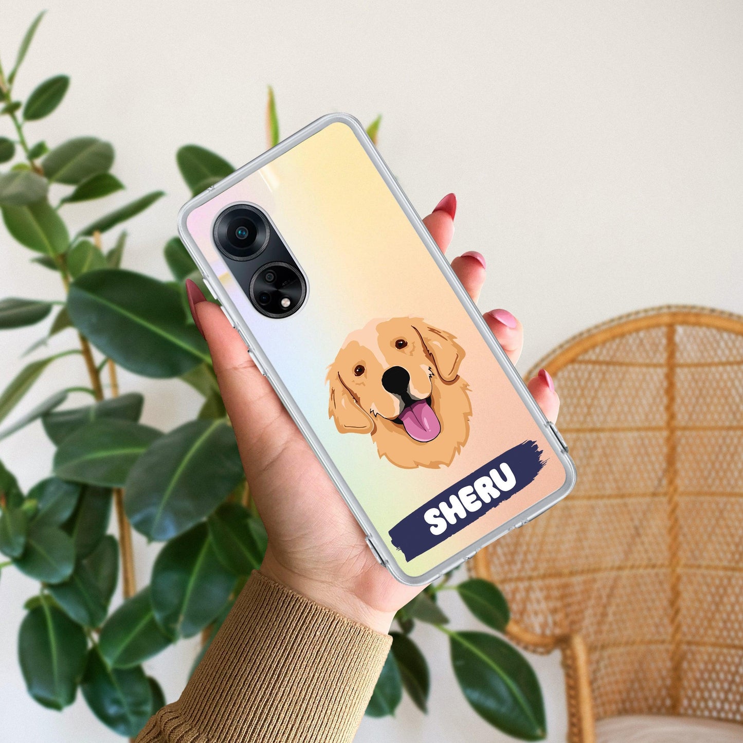 Dog Lovers Customize Transparent Silicon Case For Oppo - ShopOnCliQ