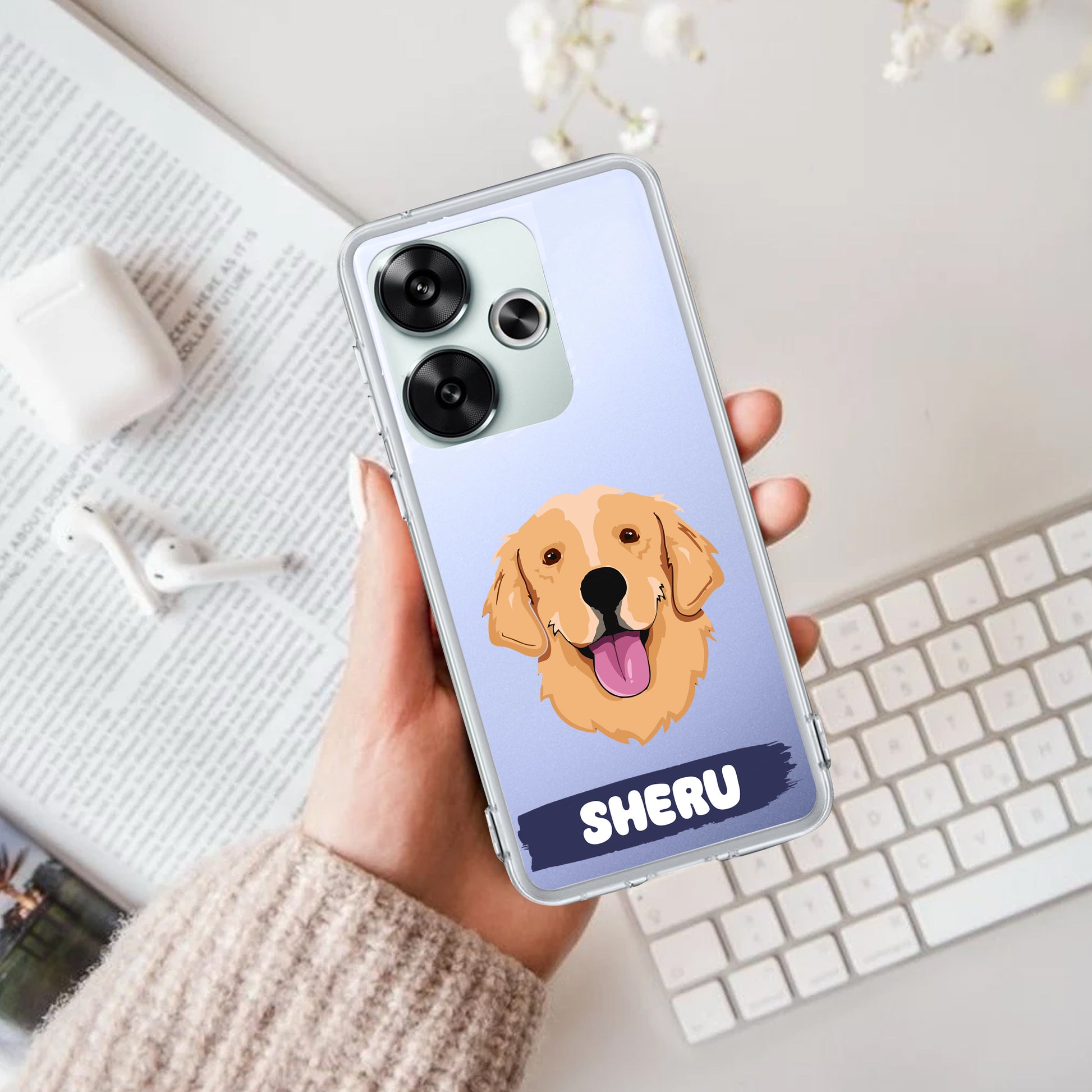 Dog Lovers Customize Transparent Silicon Case For Poco ShopOnCliQ