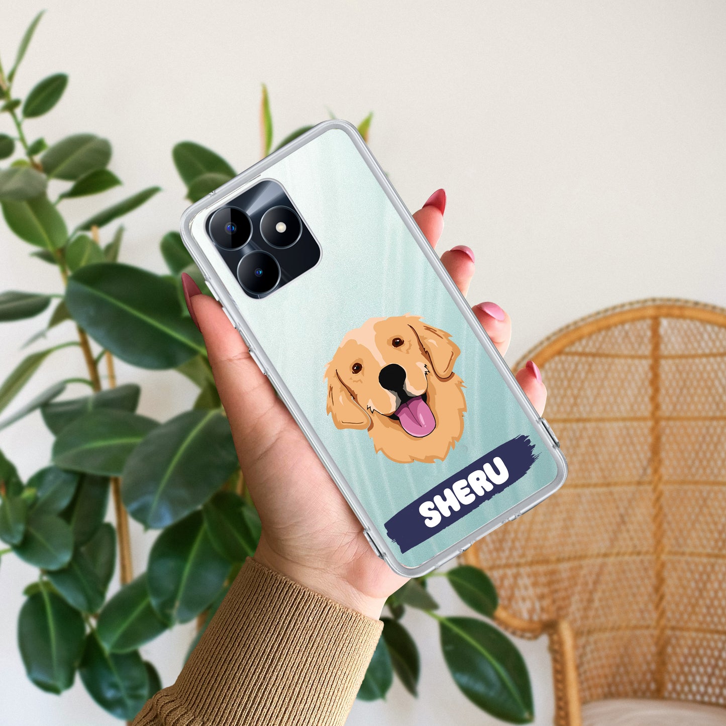 Dog Lovers Customize Transparent Silicon Case For Realme/Narzo - ShopOnCliQ