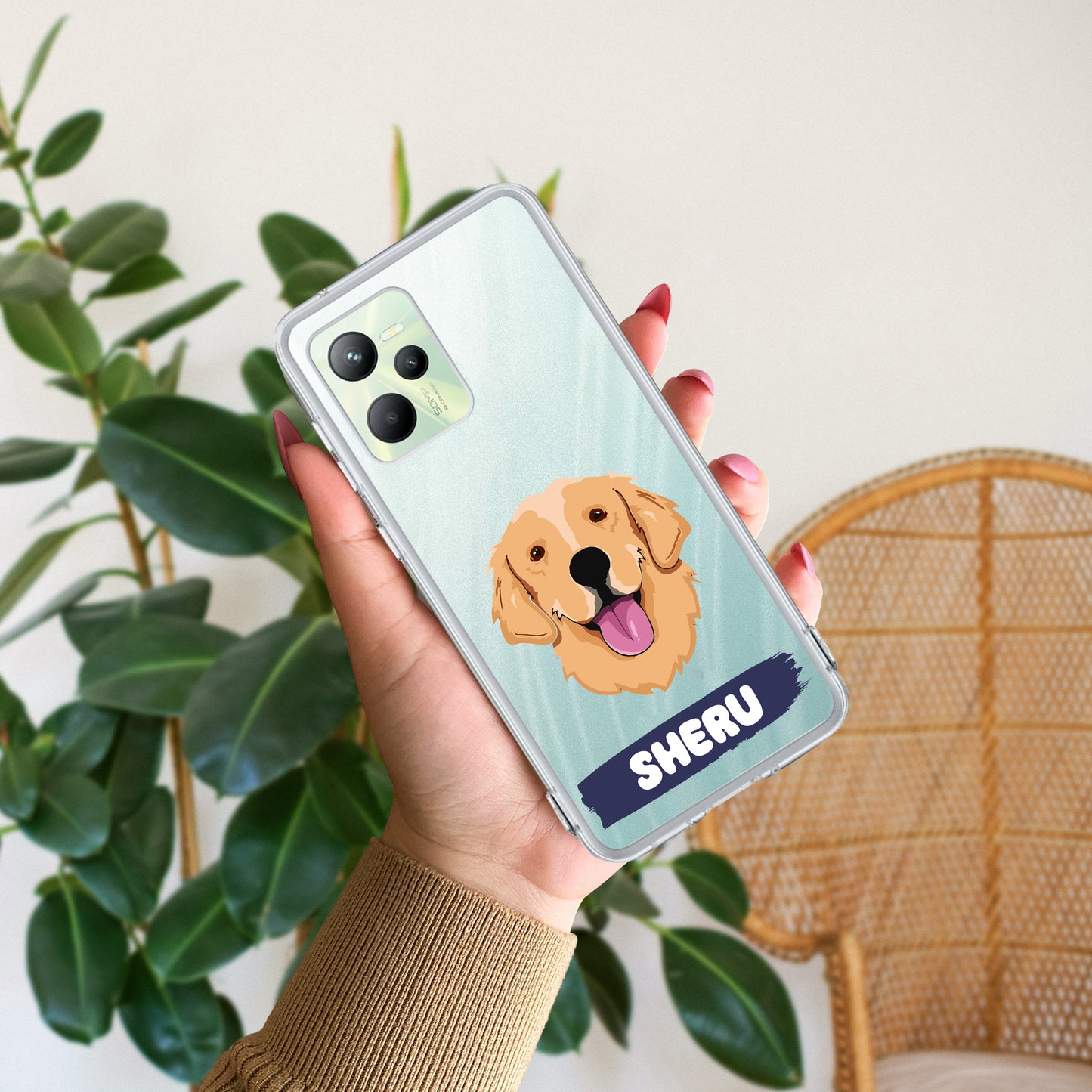 Dog Lovers Customize Transparent Silicon Case For Realme/Narzo - ShopOnCliQ