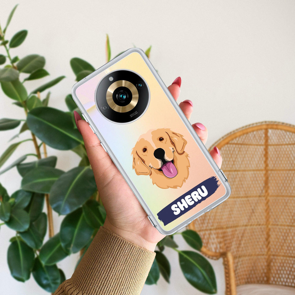 Dog Lovers Customize Transparent Silicon Case For Realme GT 6 5G