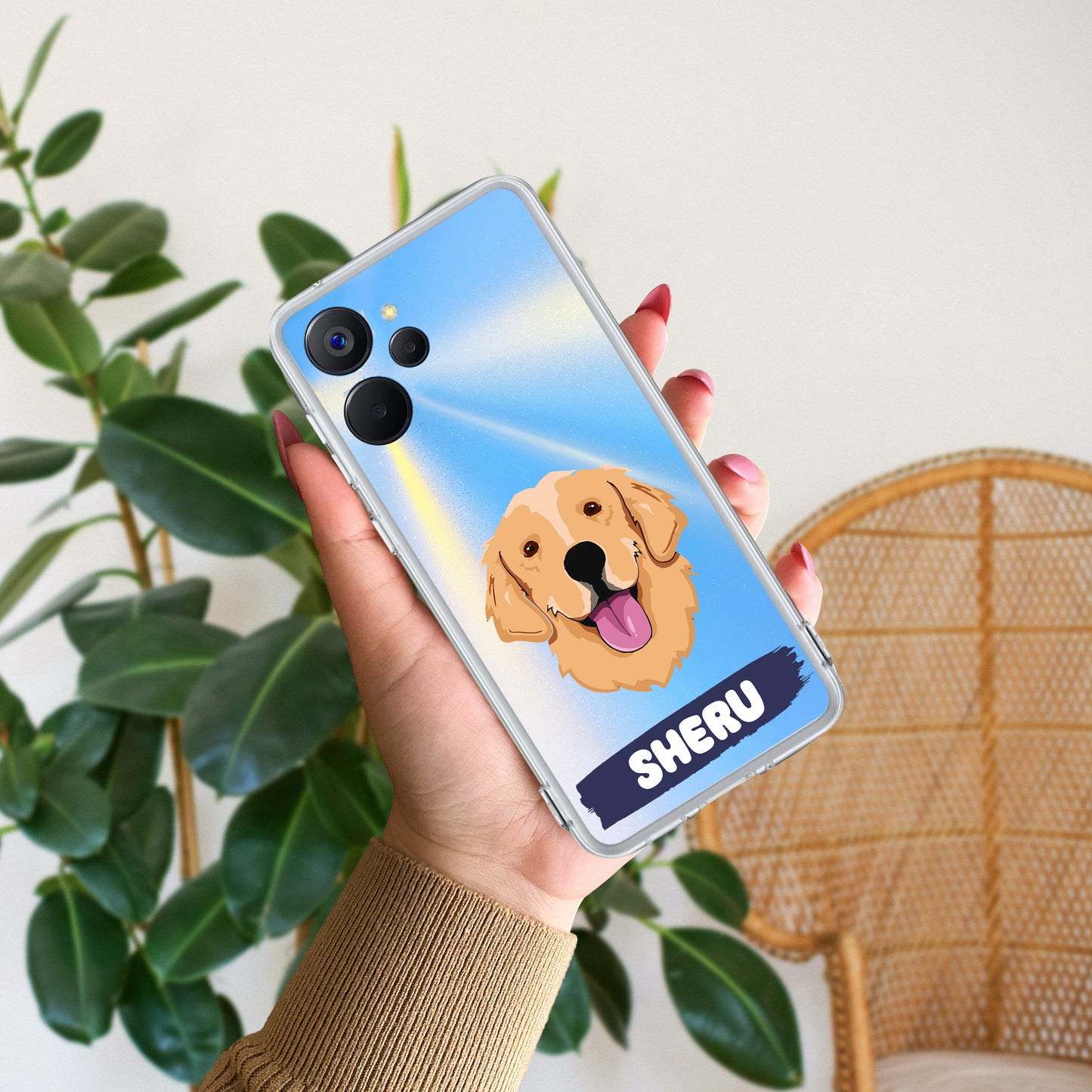 Dog Lovers Customize Transparent Silicon Case For Realme/Narzo - ShopOnCliQ