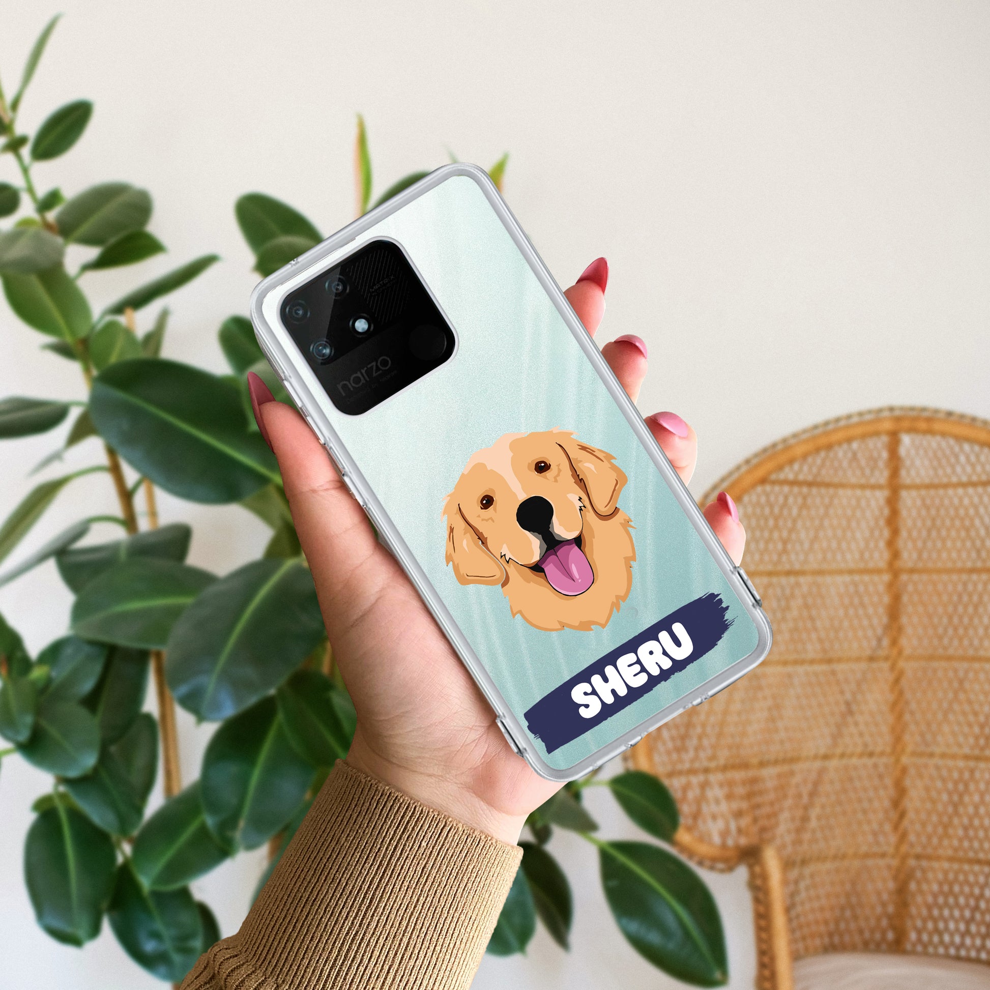 Dog Lovers Customize Transparent Silicon Case For Realme/Narzo - ShopOnCliQ