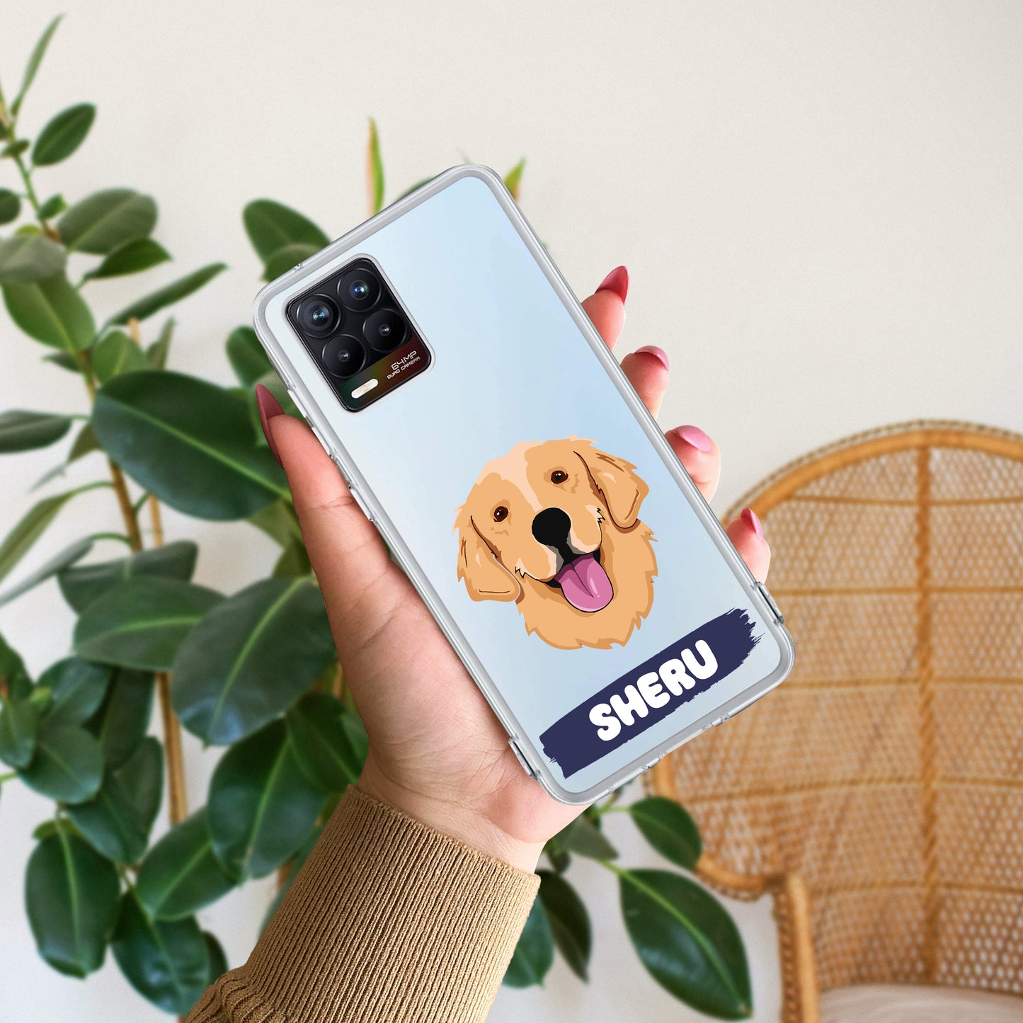 Dog Lovers Customize Transparent Silicon Case For Realme/Narzo - ShopOnCliQ