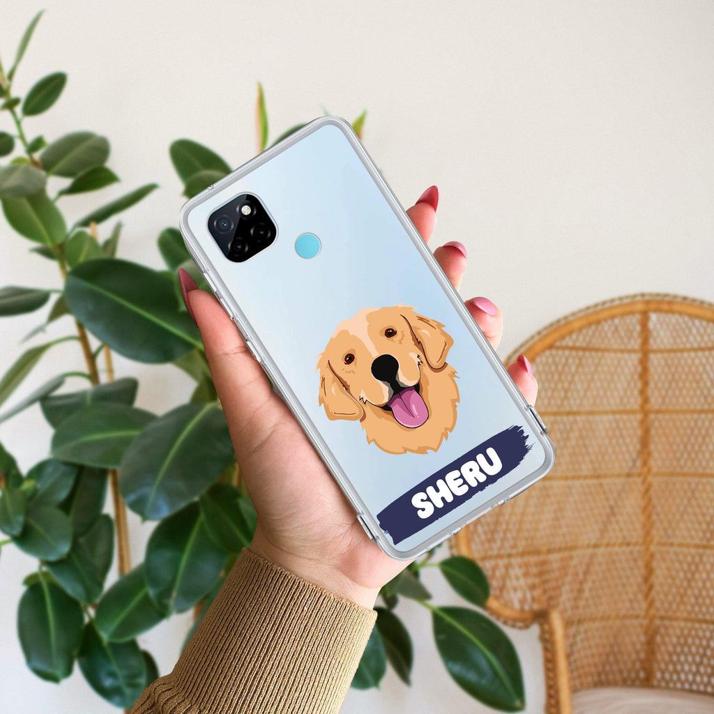 Dog Lovers Customize Transparent Silicon Case For Realme C67 5G
